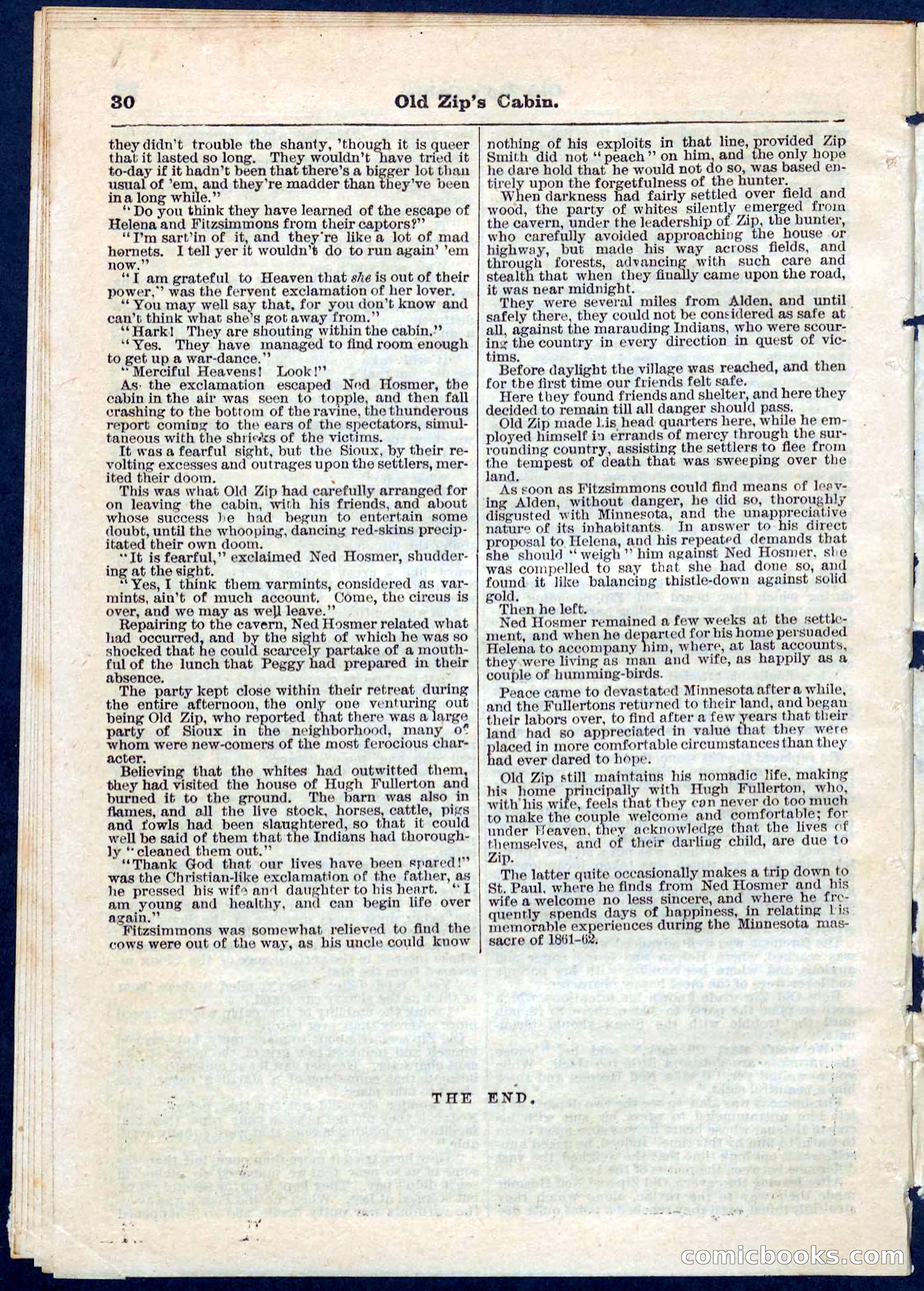 Beadle's Pocket Library No. 54 — page 30 of 32