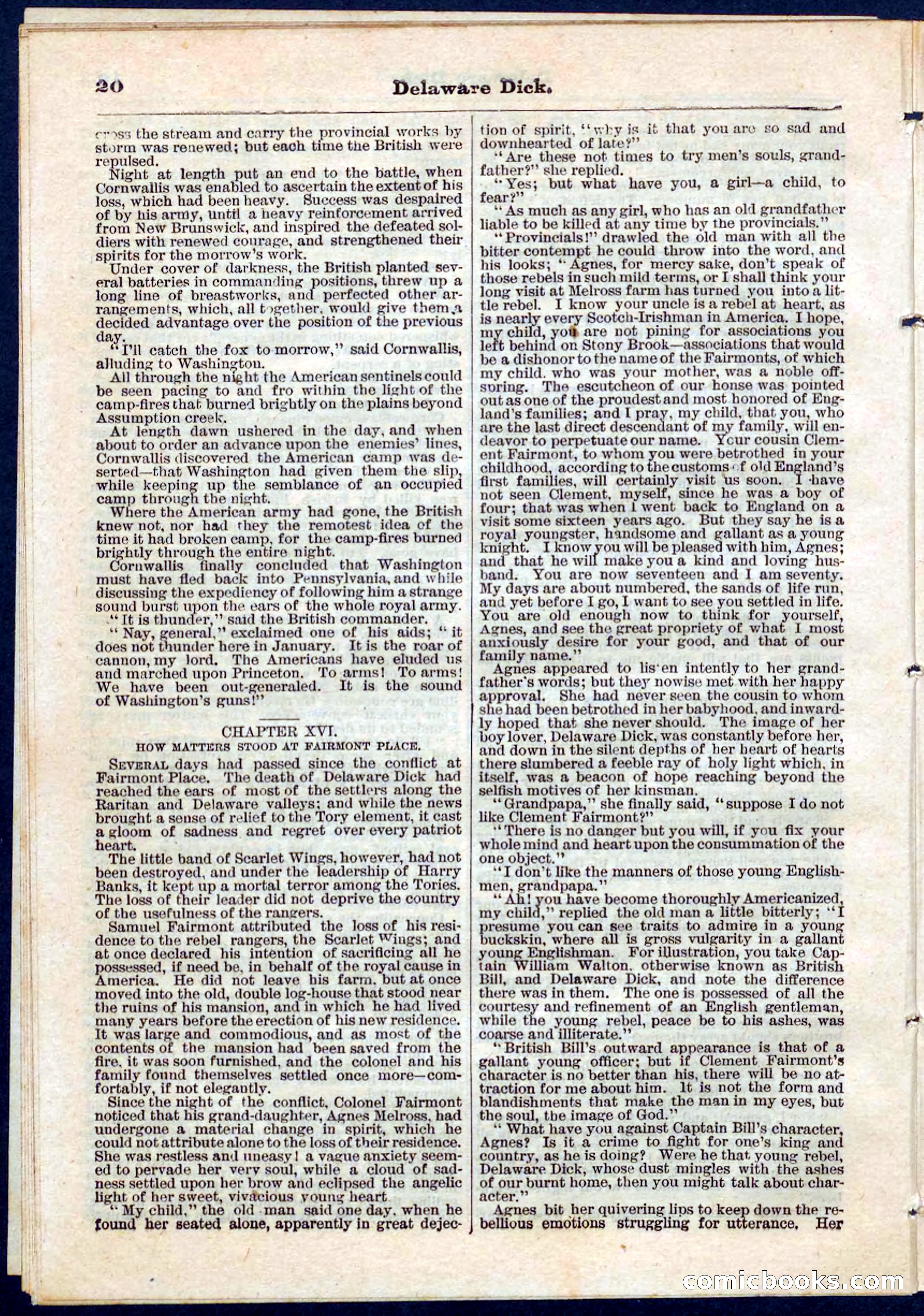 Beadle's Pocket Library, No. 55 — page 20 of 32
