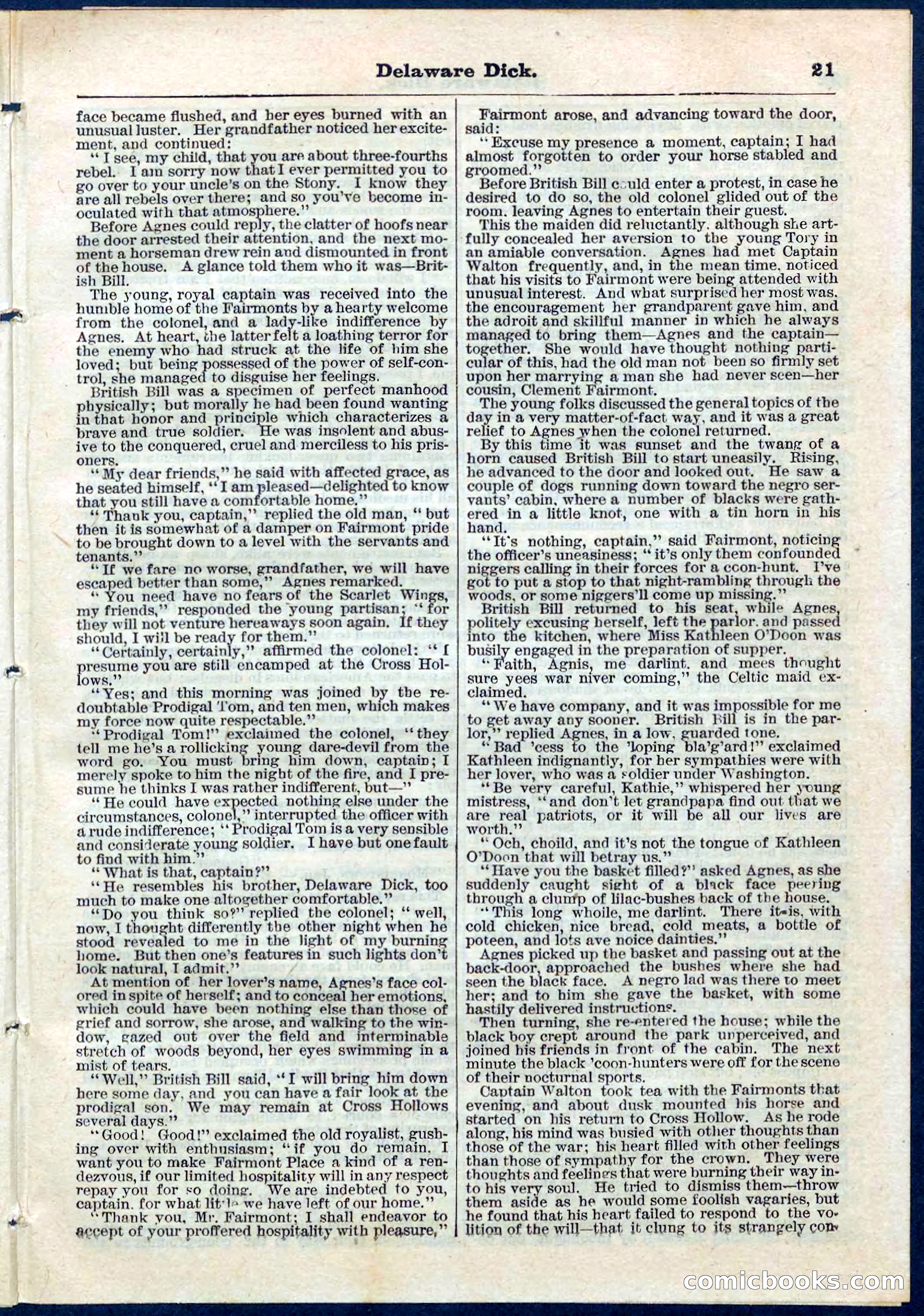 Beadle's Pocket Library, No. 55 — page 21 of 32