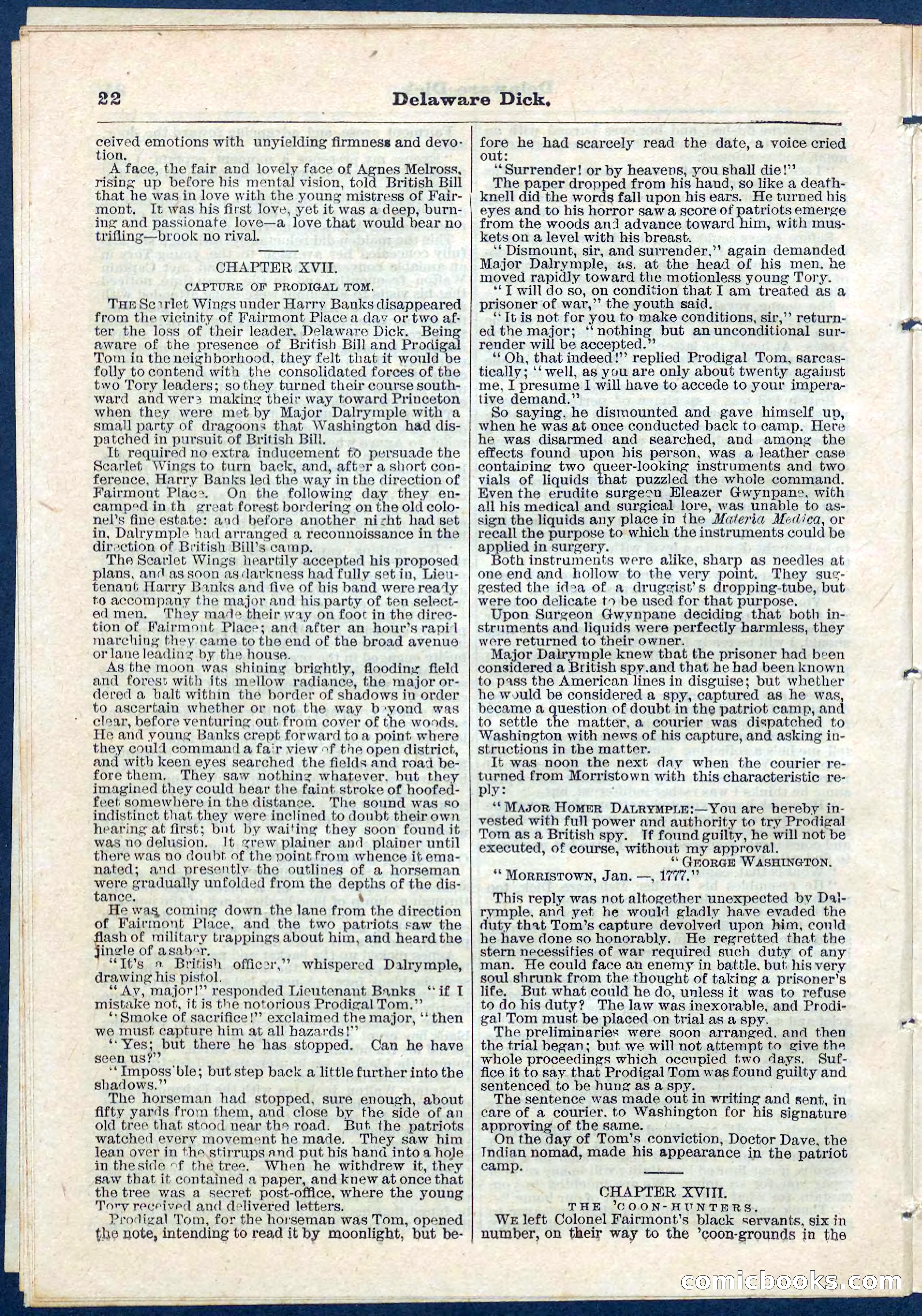 Beadle's Pocket Library, No. 55 — page 22 of 32