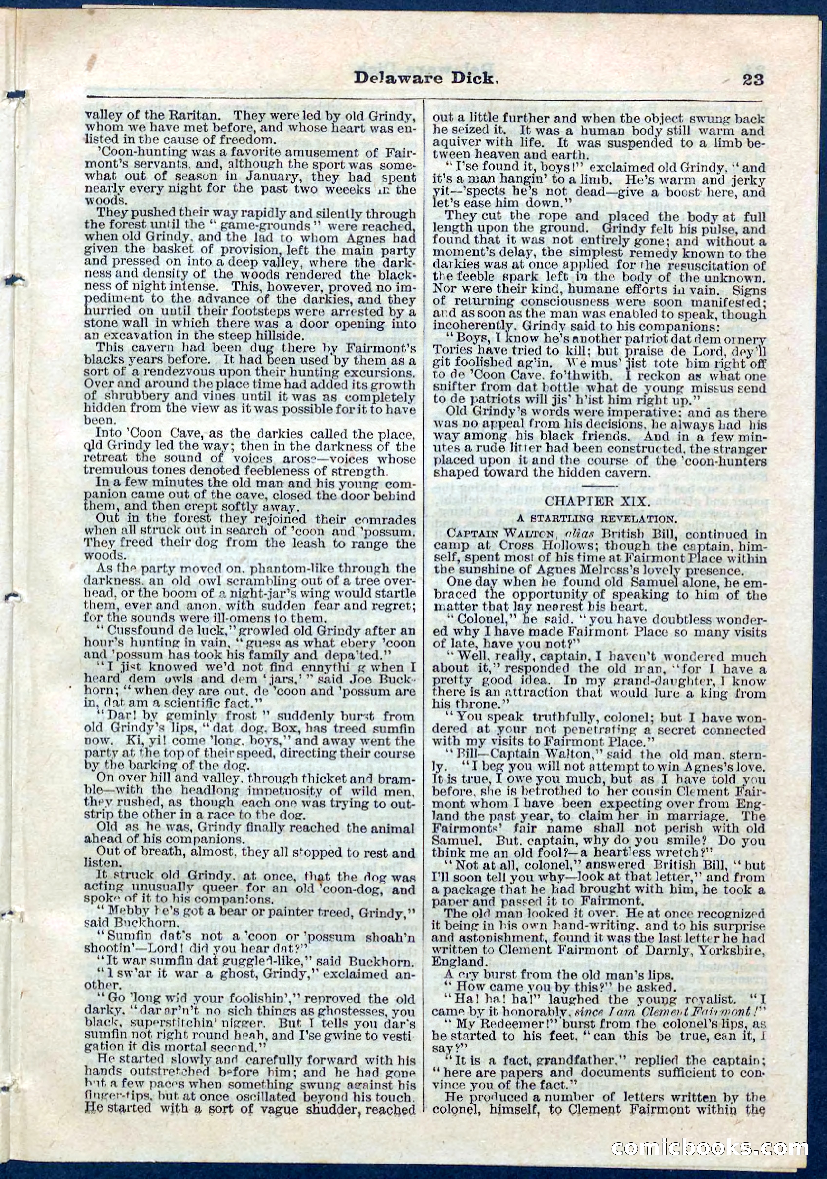 Beadle's Pocket Library, No. 55 — page 23 of 32