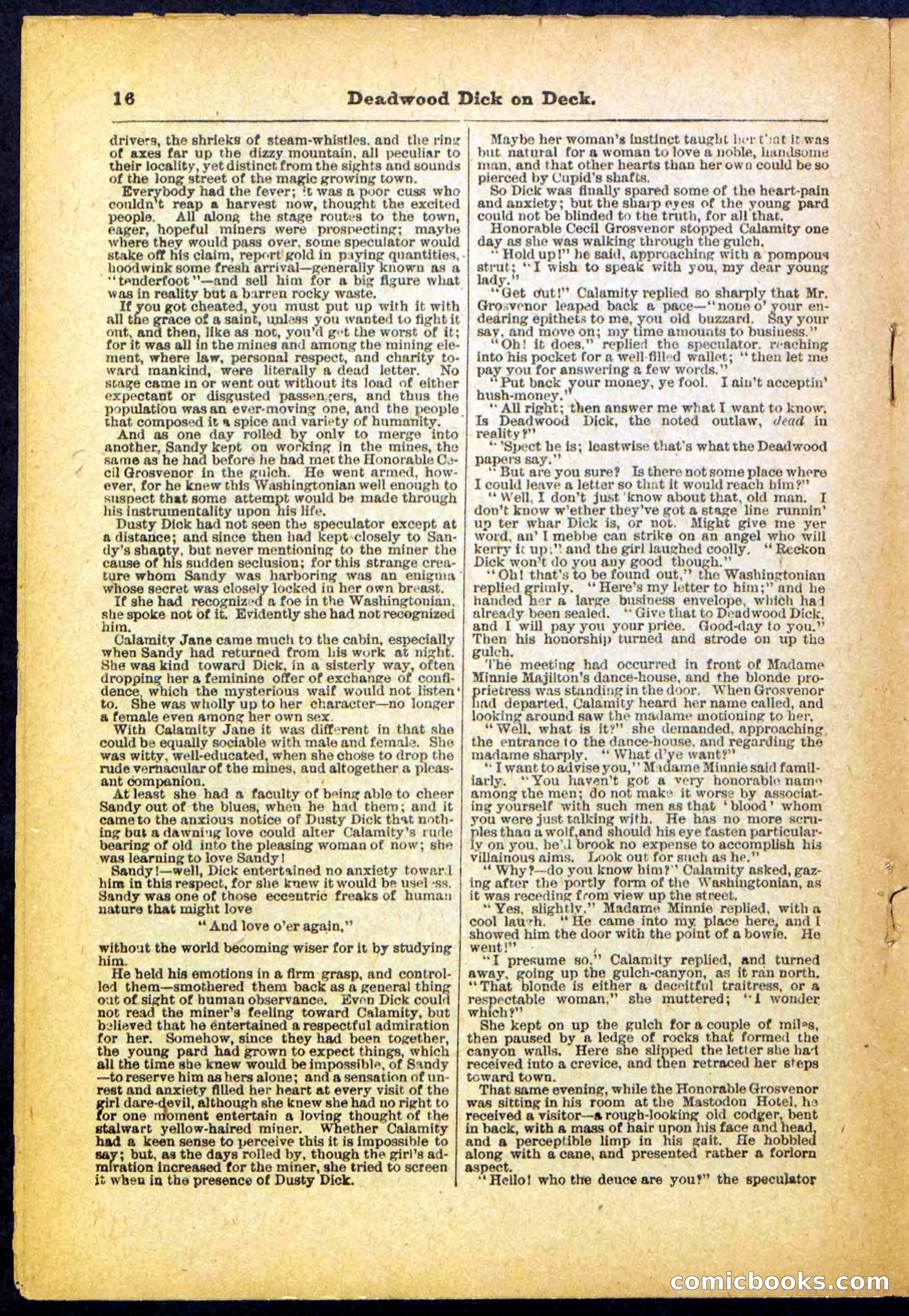 Beadle's Pocket Library, No. 57 — page 16 of 32