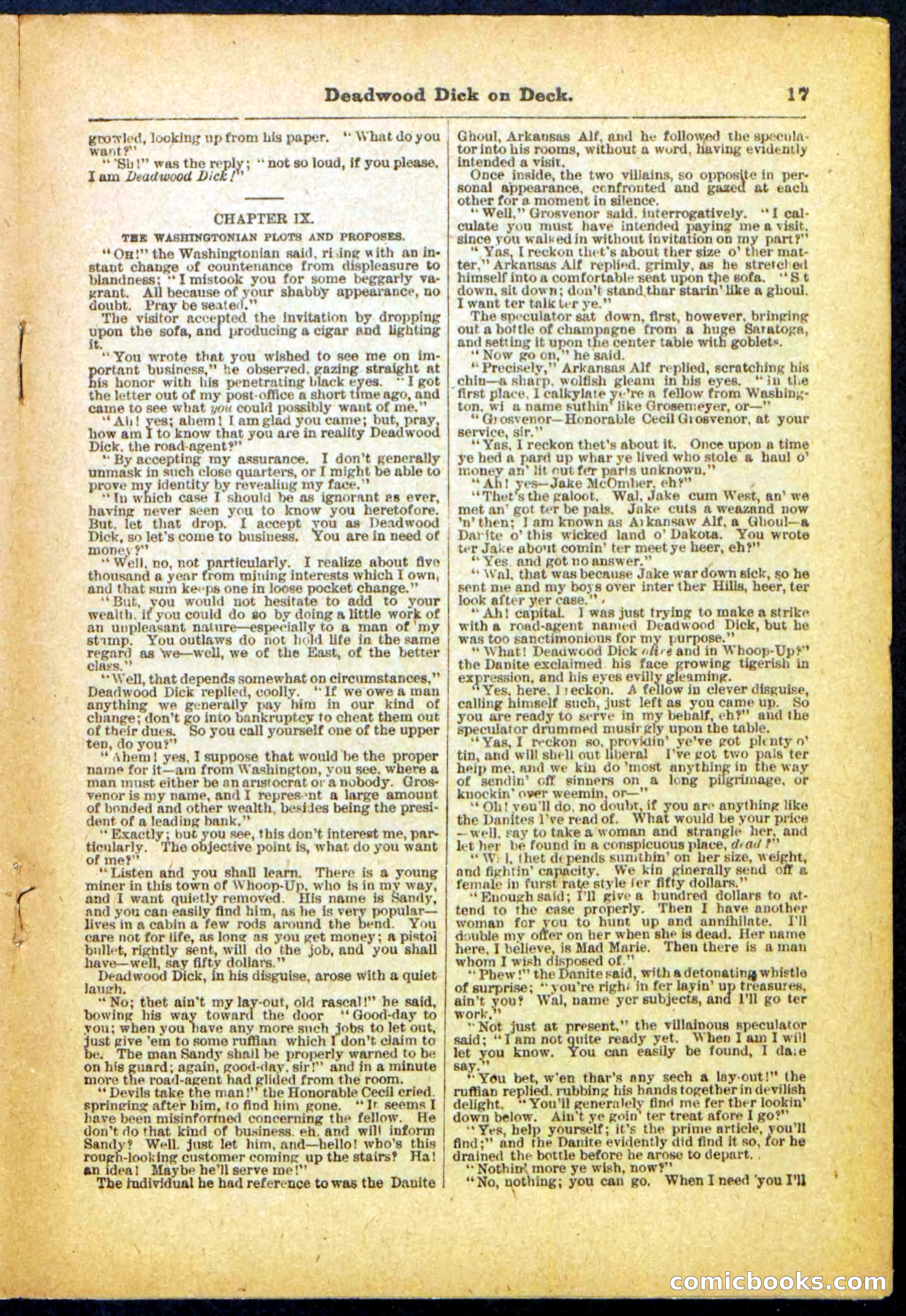 Beadle's Pocket Library, No. 57 — page 17 of 32