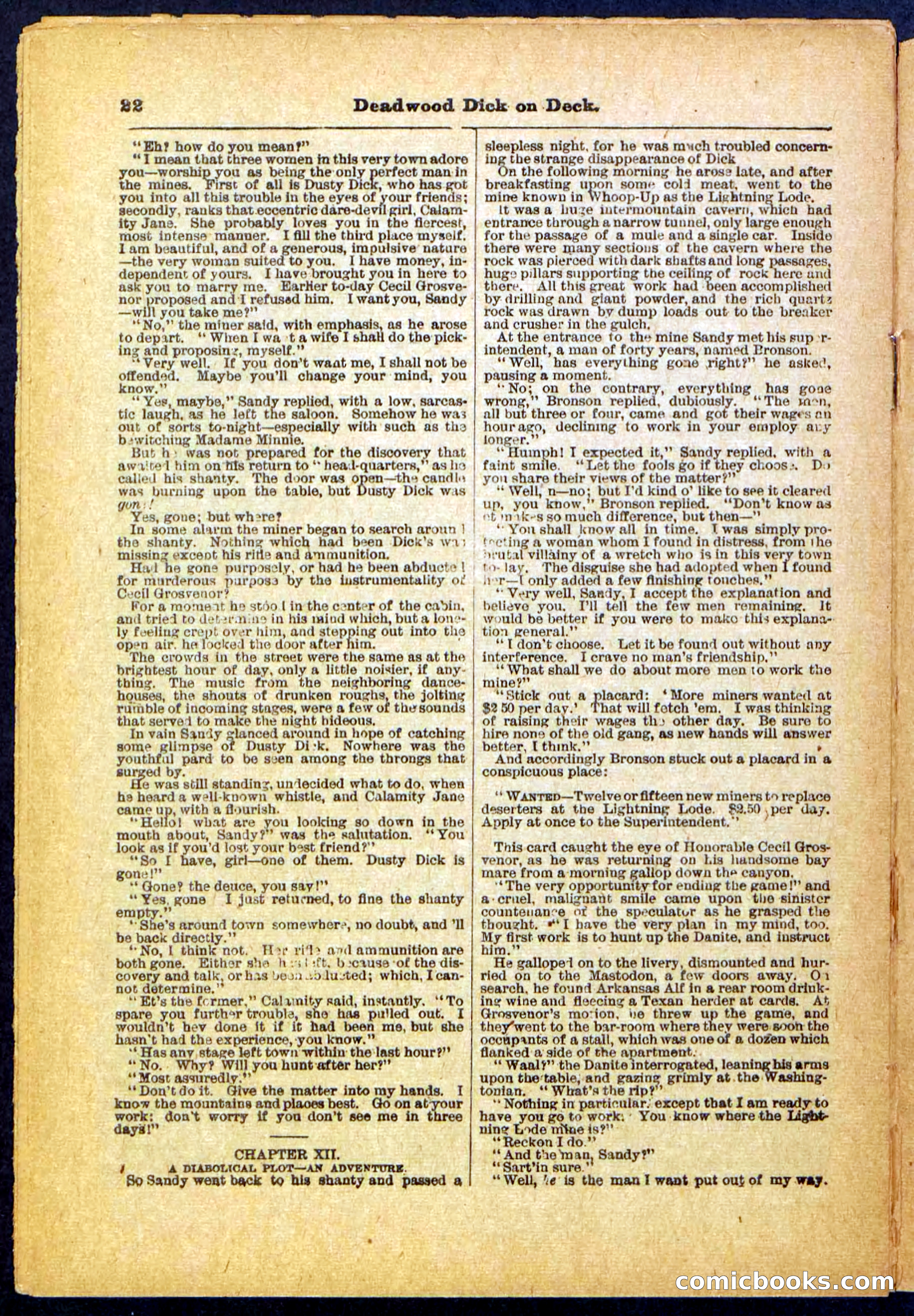 Beadle's Pocket Library, No. 57 — page 22 of 32