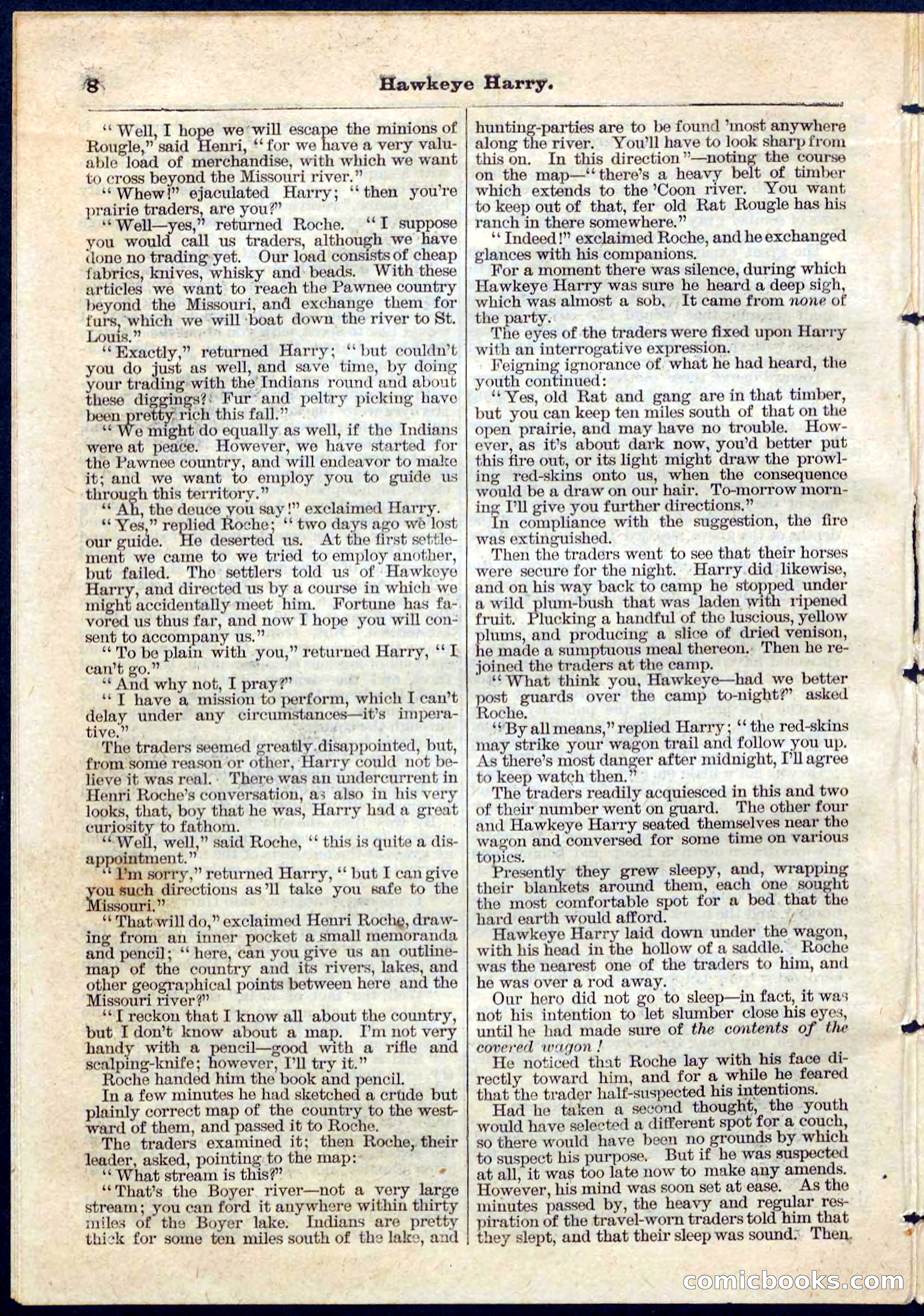 Beadle's Pocket Library No. 53 — page 8 of 32
