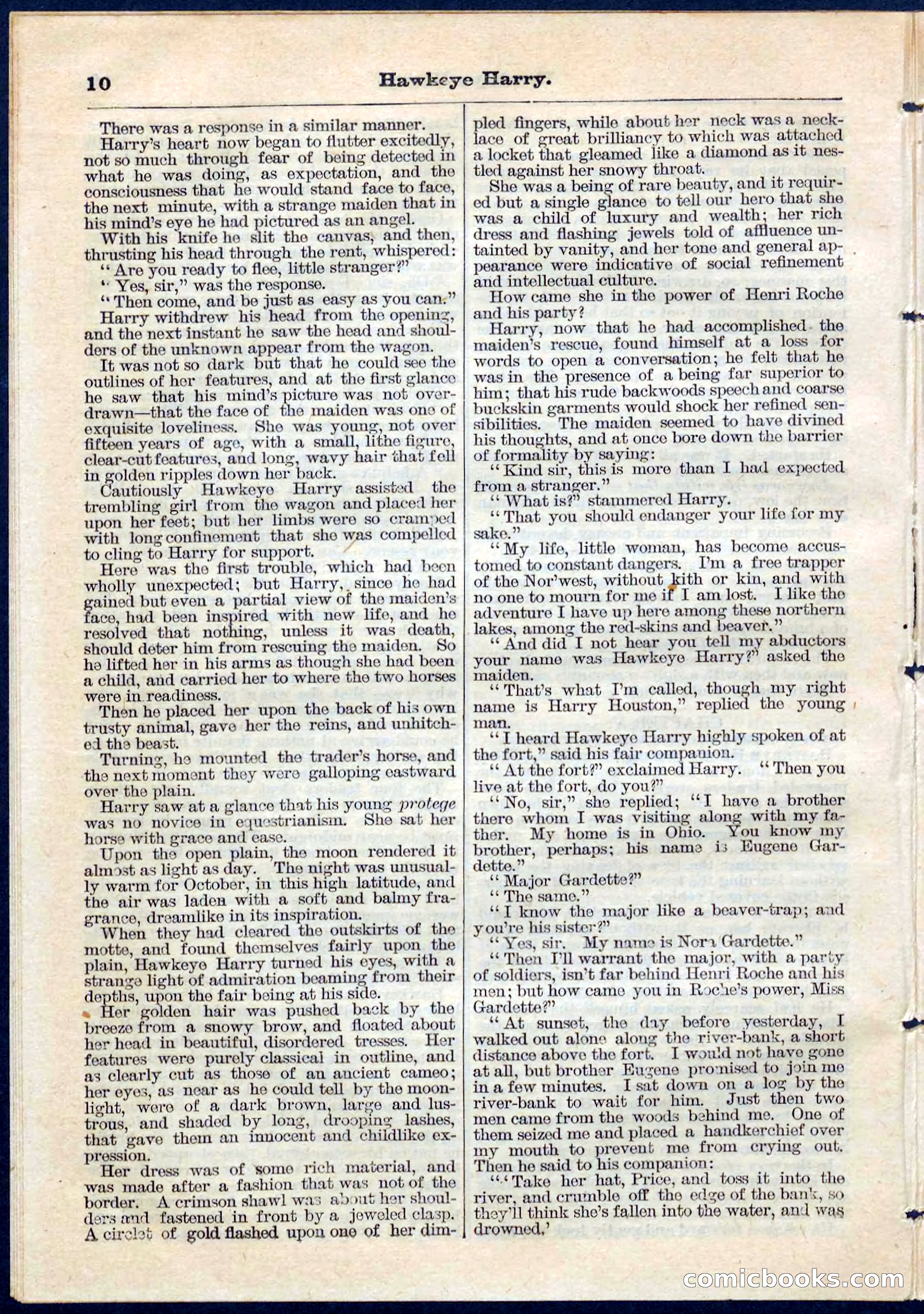Beadle's Pocket Library No. 53 — page 10 of 32