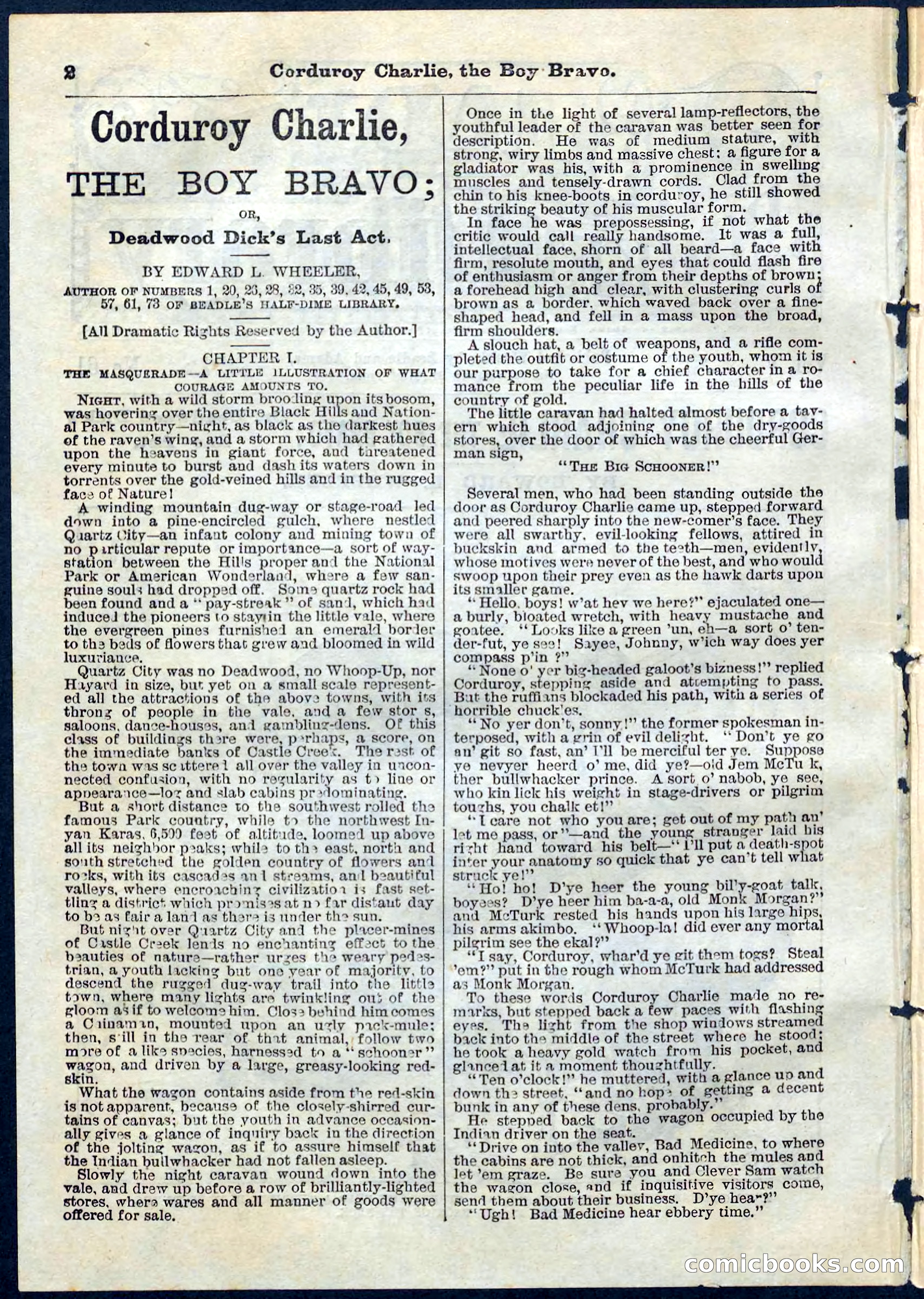 Beadle's Pocket Library No. 61 — page 2 of 32