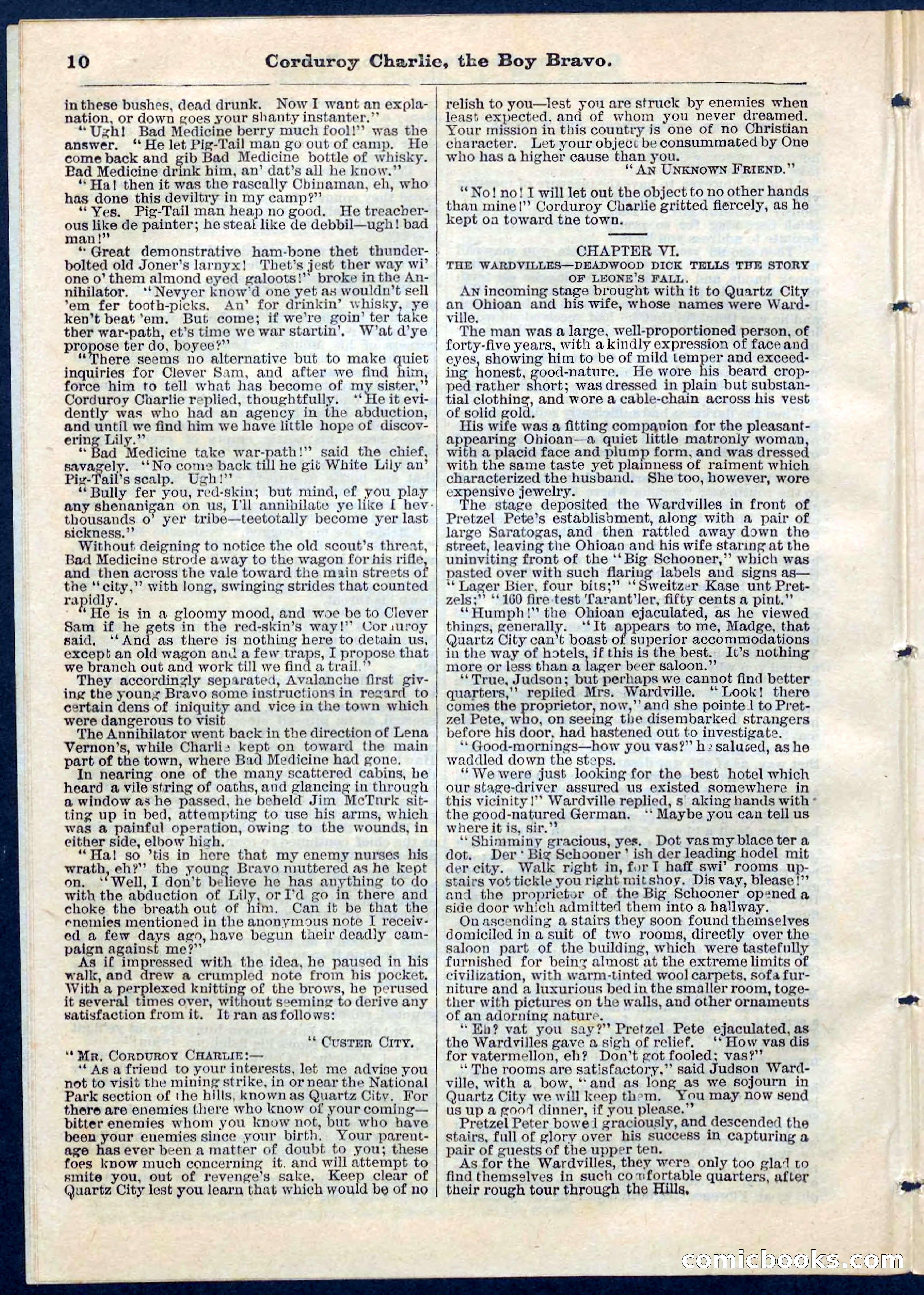 Beadle's Pocket Library No. 61 — page 10 of 32