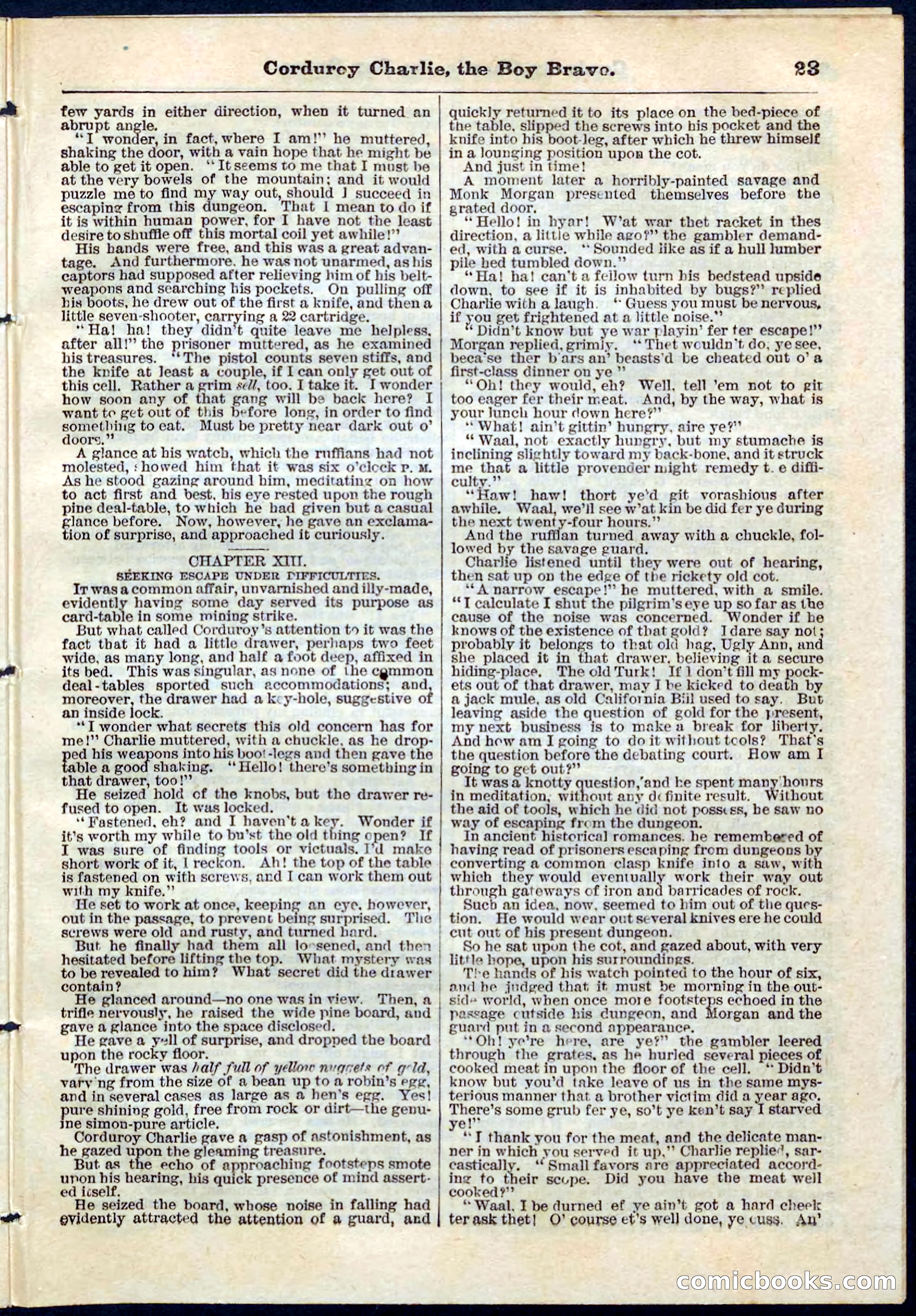 Beadle's Pocket Library No. 61 — page 23 of 32