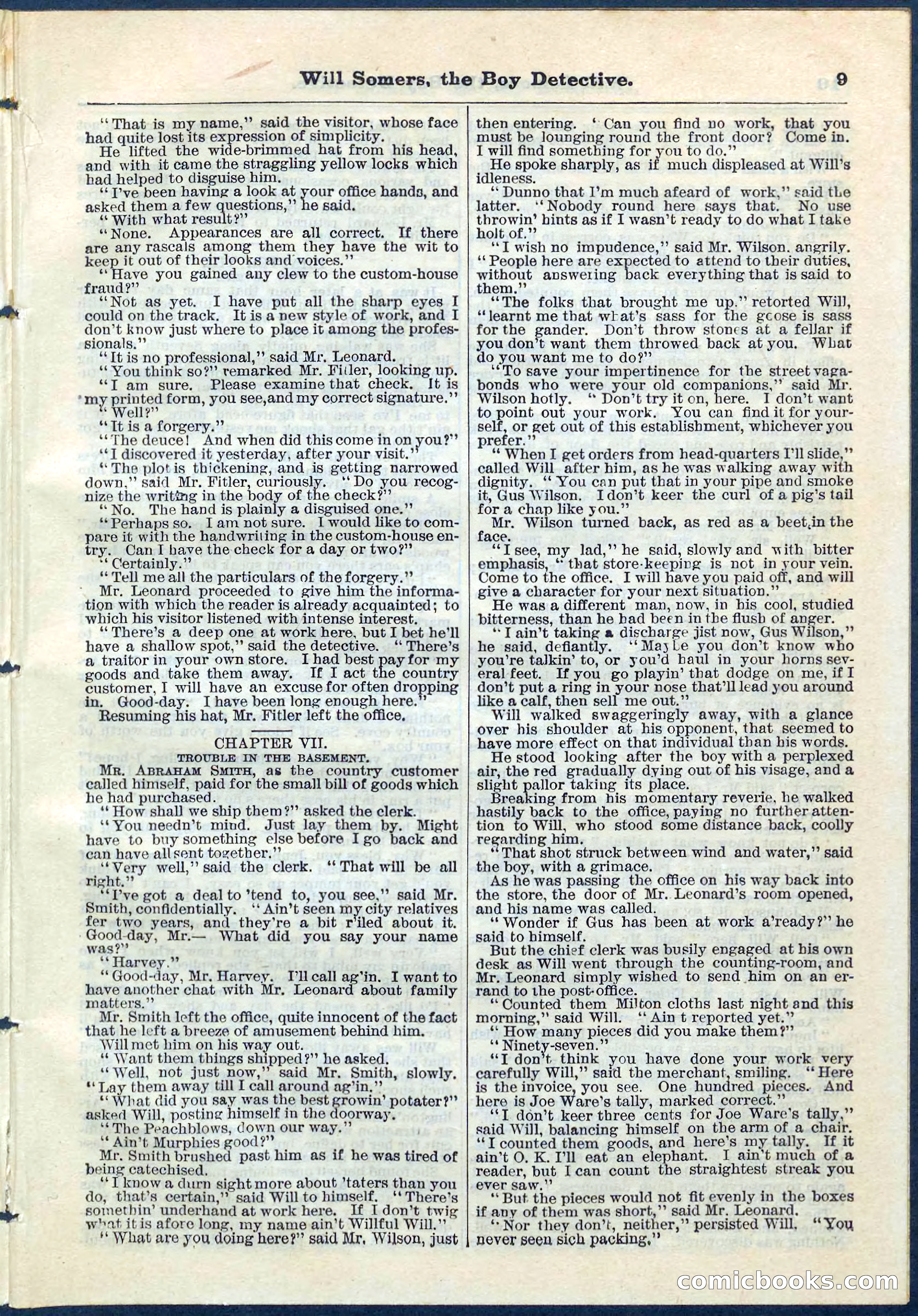 Beadle's Pocket Library No. 62 — page 9 of 32