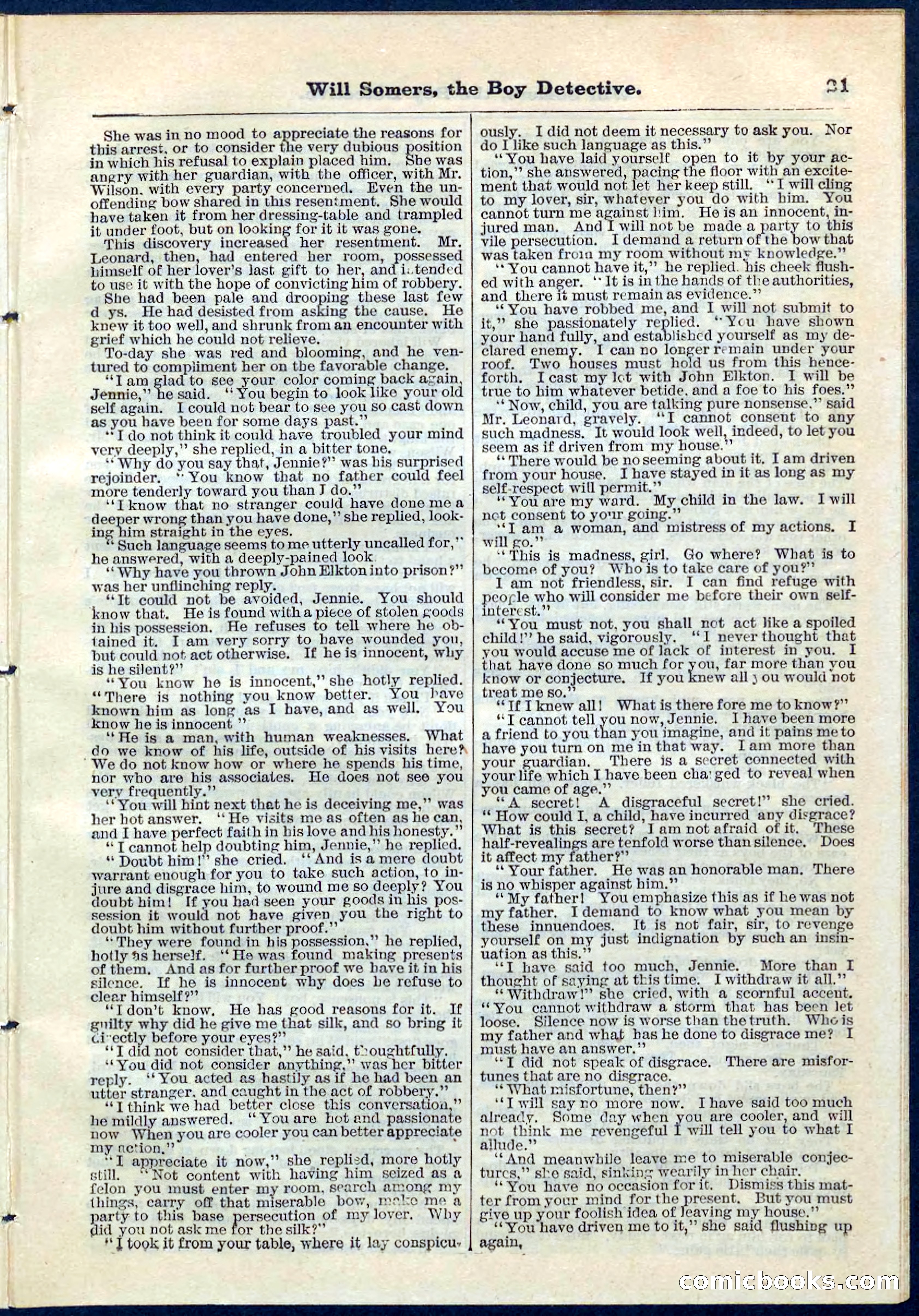 Beadle's Pocket Library No. 62 — page 21 of 32