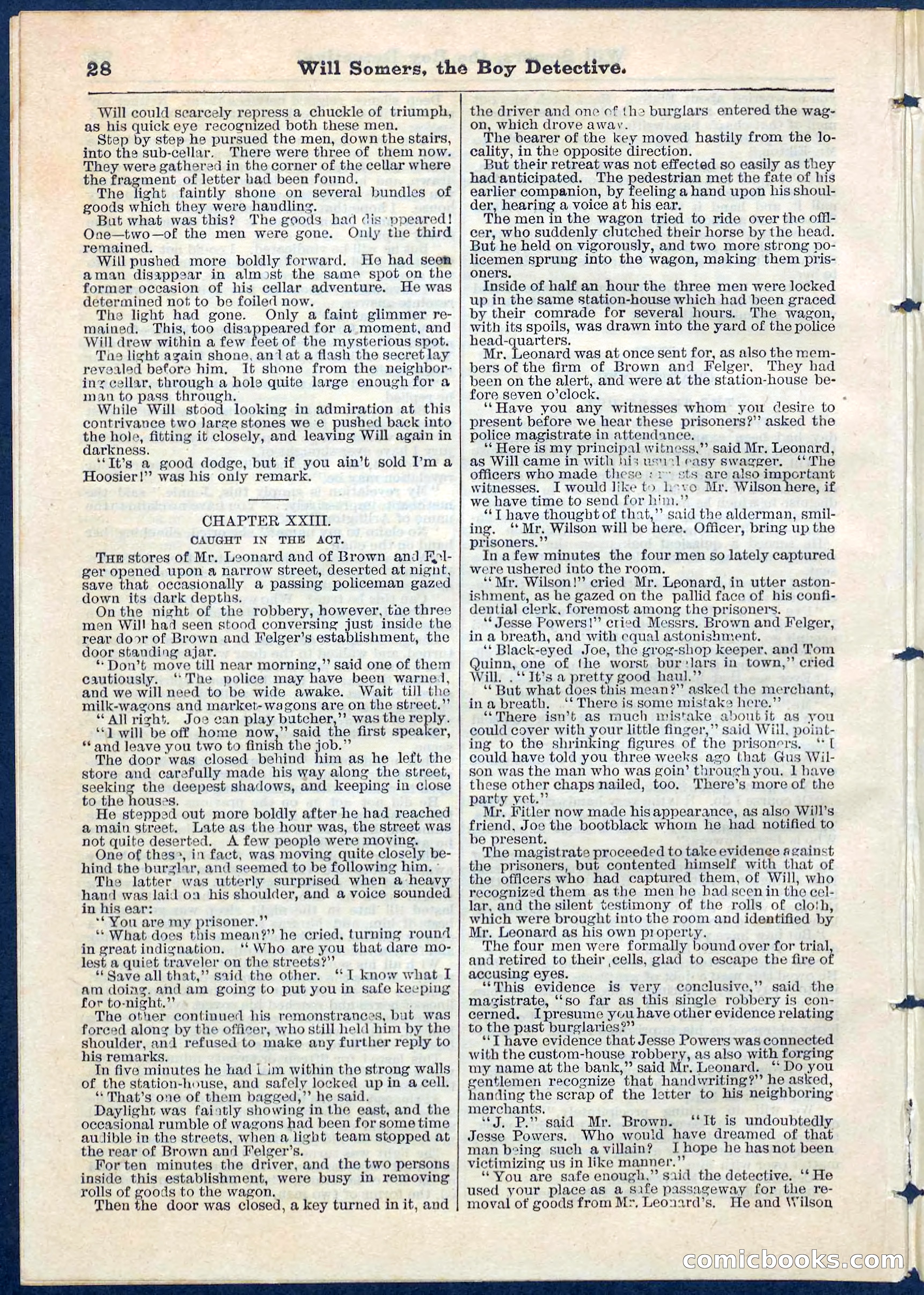Beadle's Pocket Library No. 62 — page 28 of 32