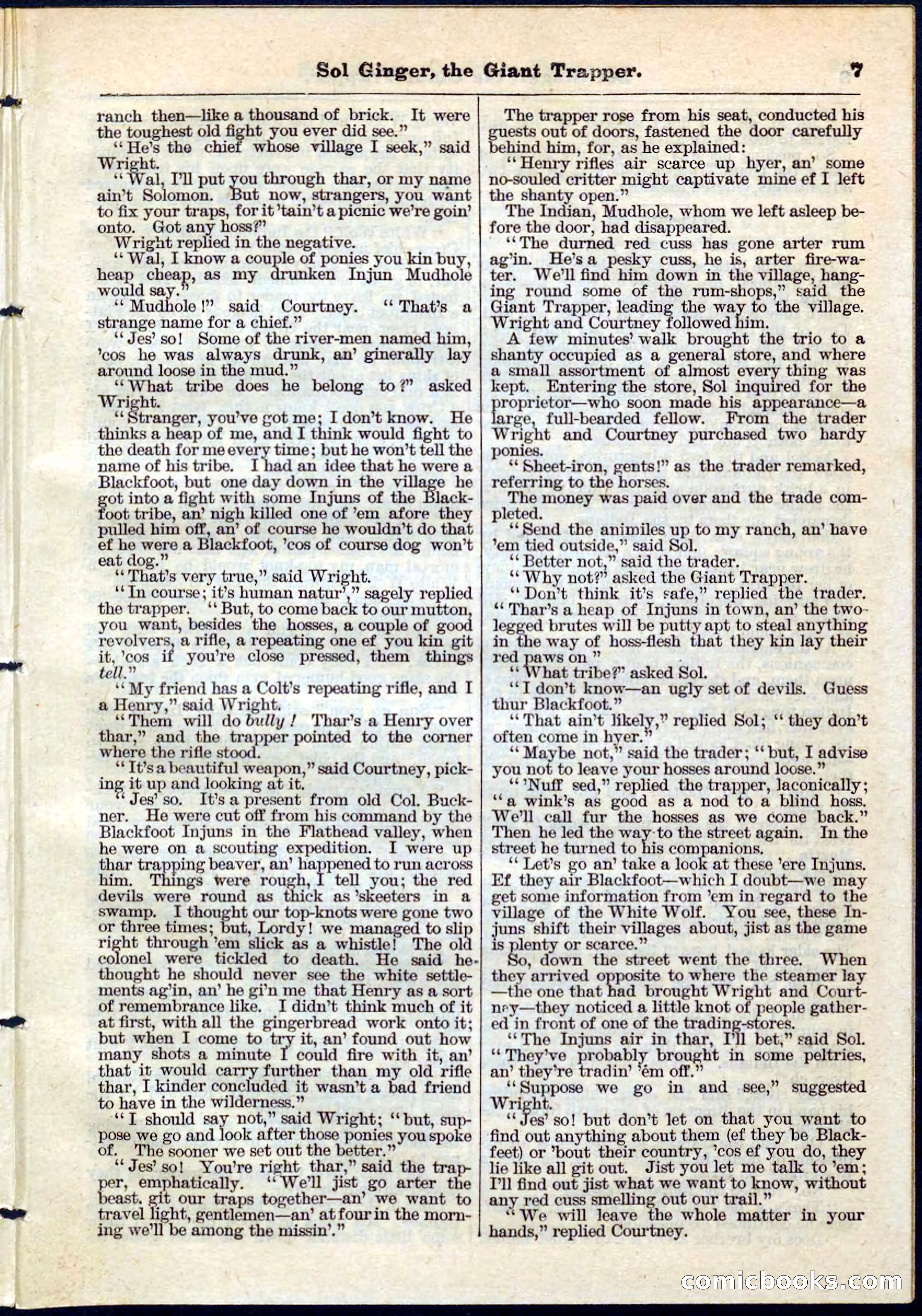 Beadle's Pocket Library, No. 63 — page 7 of 32