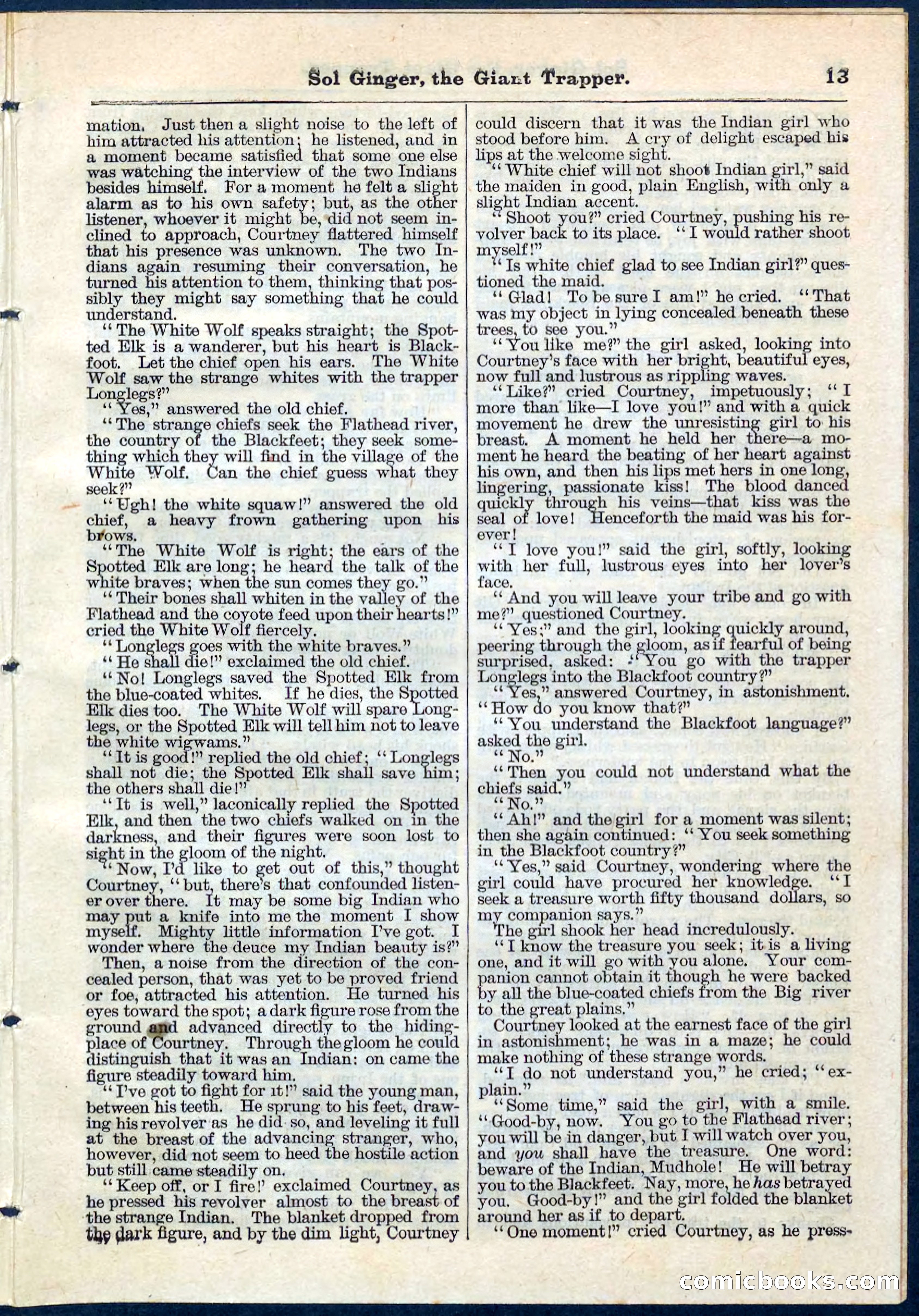 Beadle's Pocket Library, No. 63 — page 13 of 32