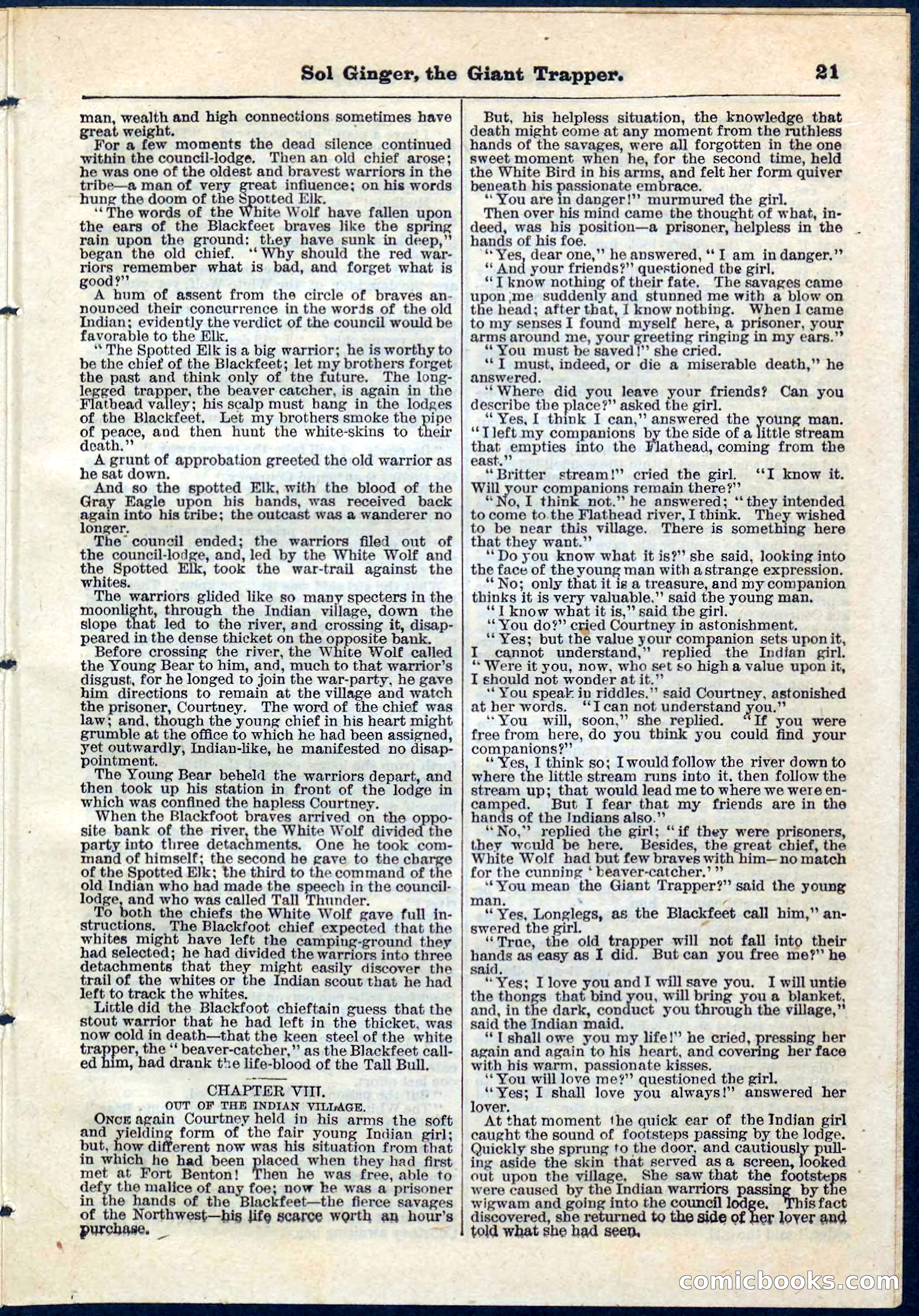 Beadle's Pocket Library, No. 63 — page 21 of 32