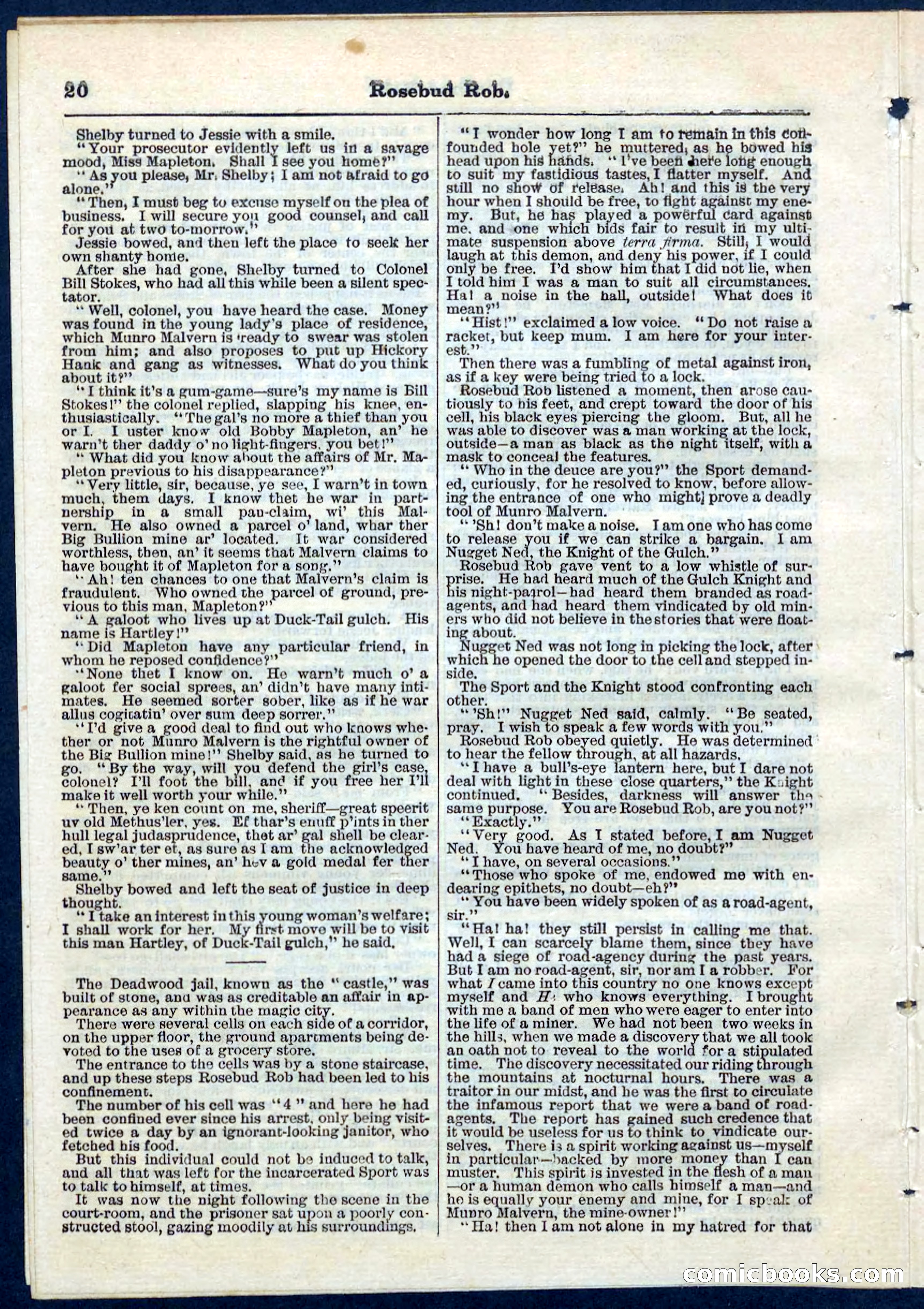 Beadle's Pocket Library, No. 64 — page 20 of 32