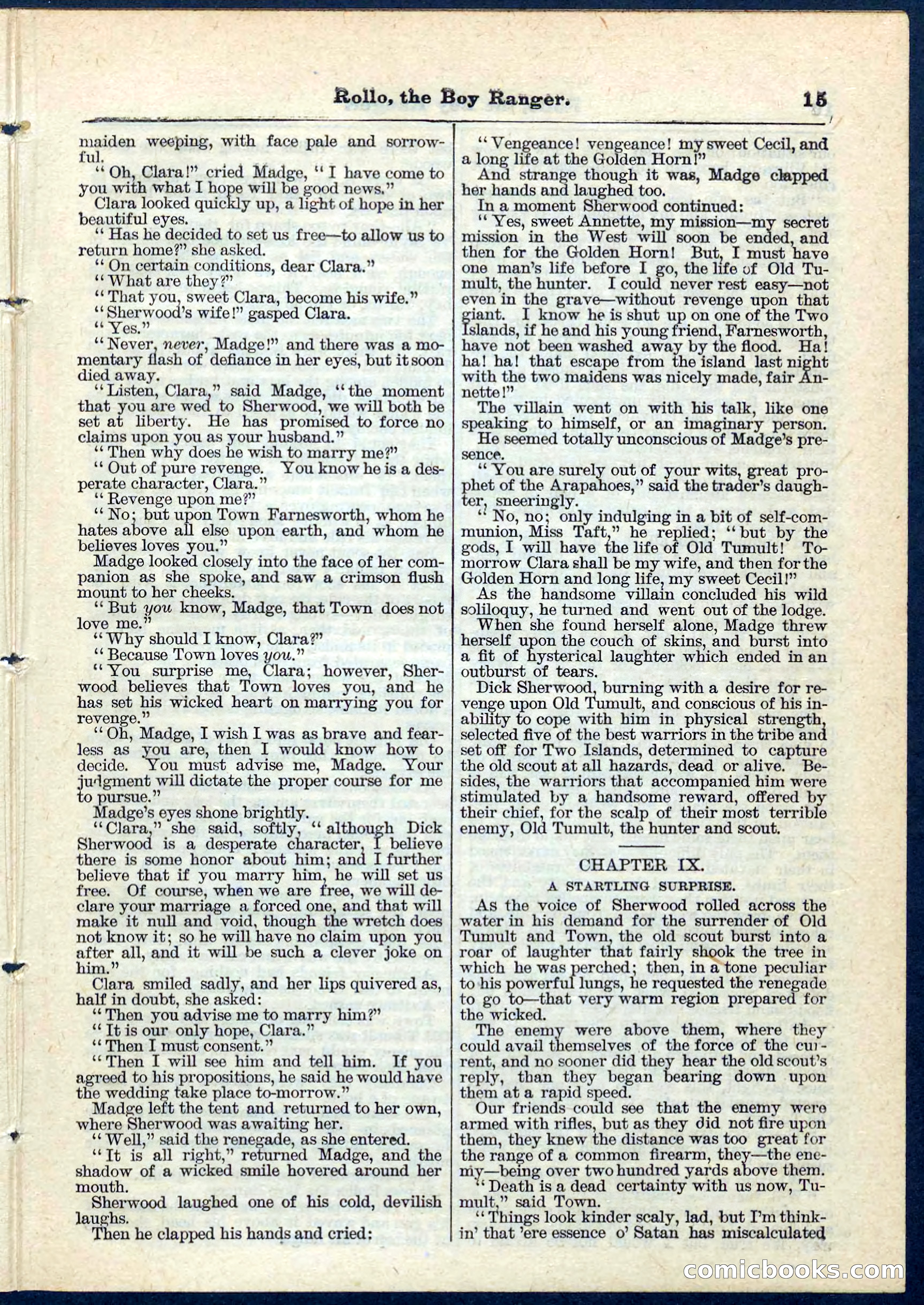 Beadle's Pocket Library No. 67 — page 15 of 32