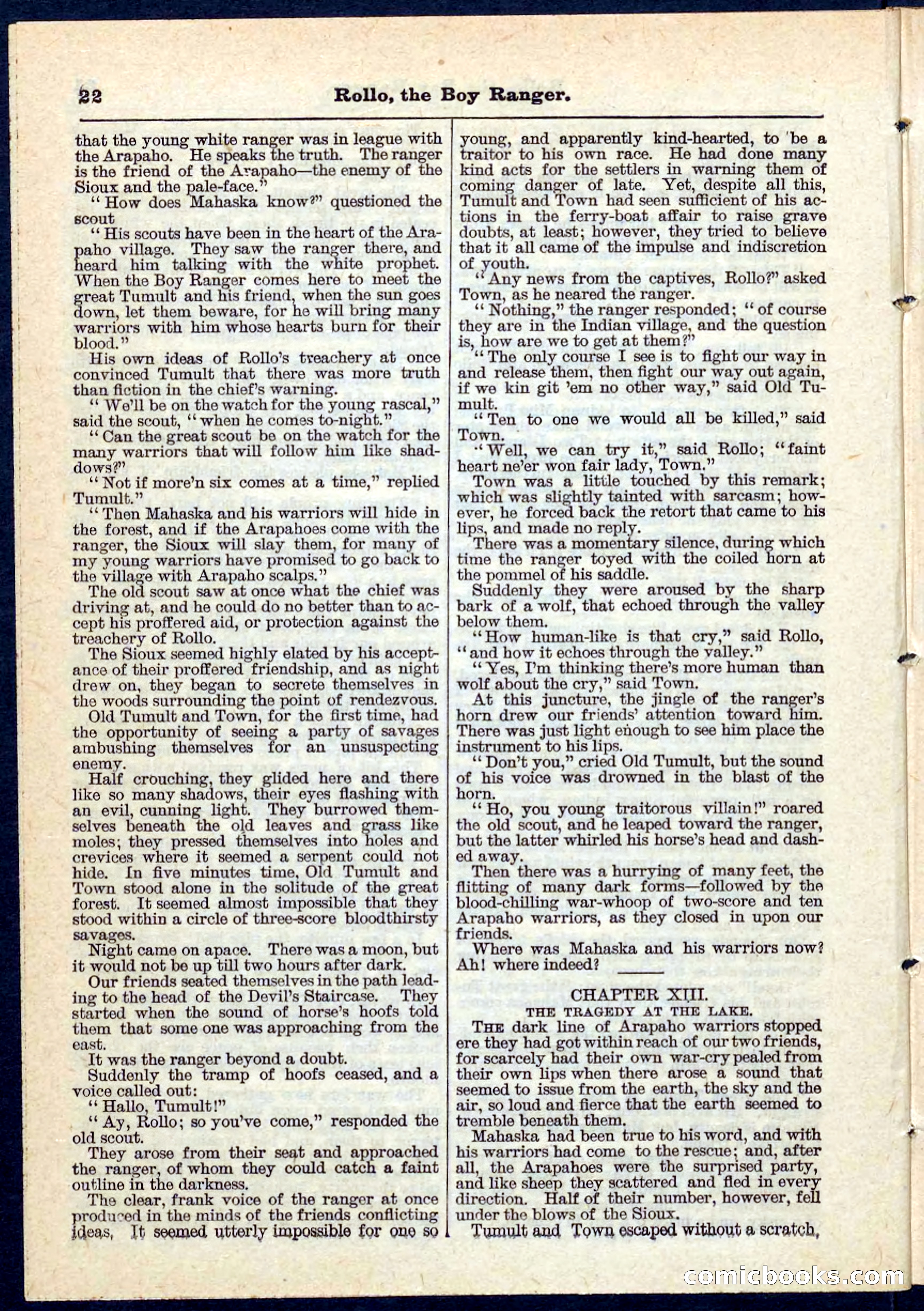 Beadle's Pocket Library No. 67 — page 22 of 32