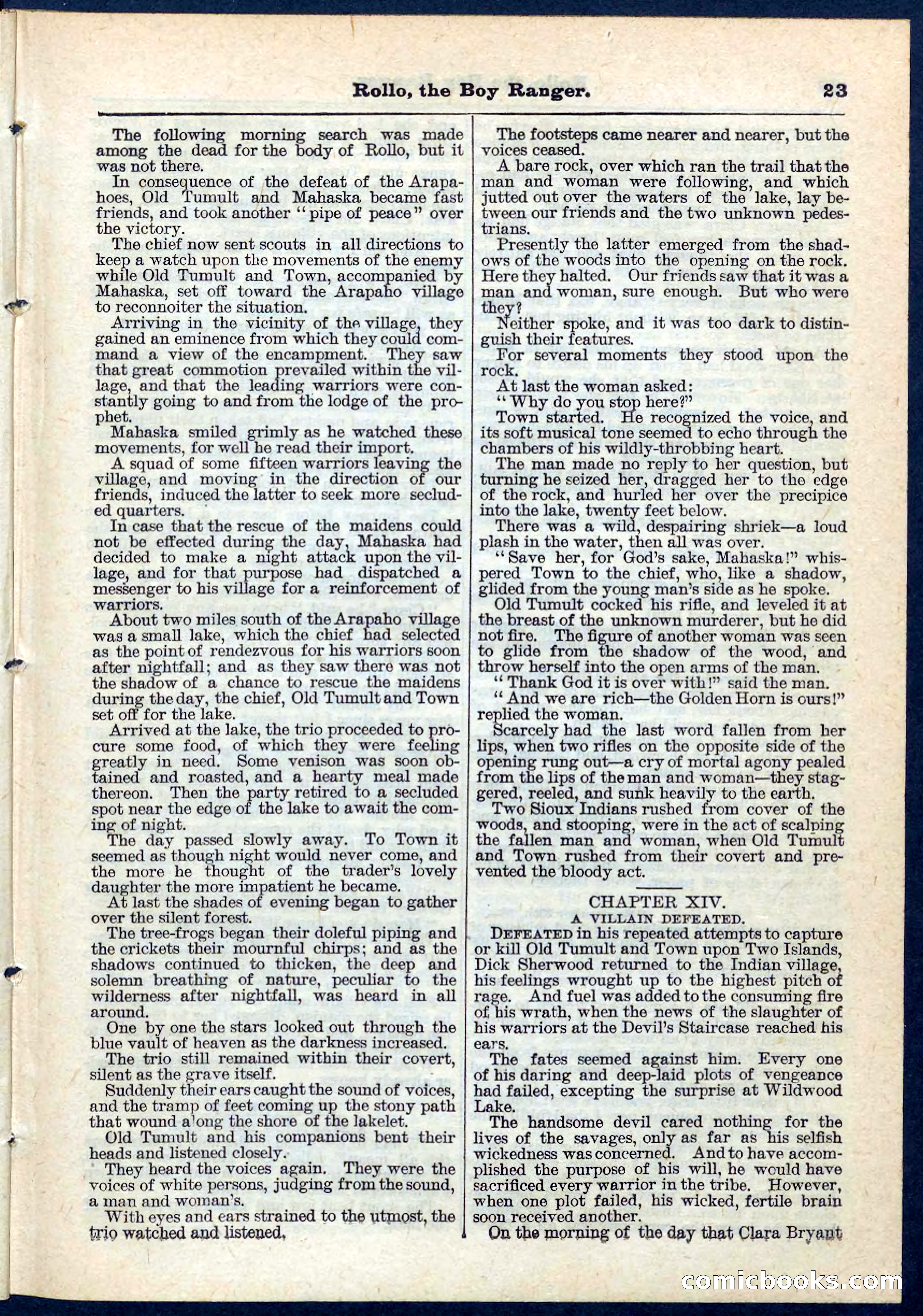 Beadle's Pocket Library No. 67 — page 23 of 32
