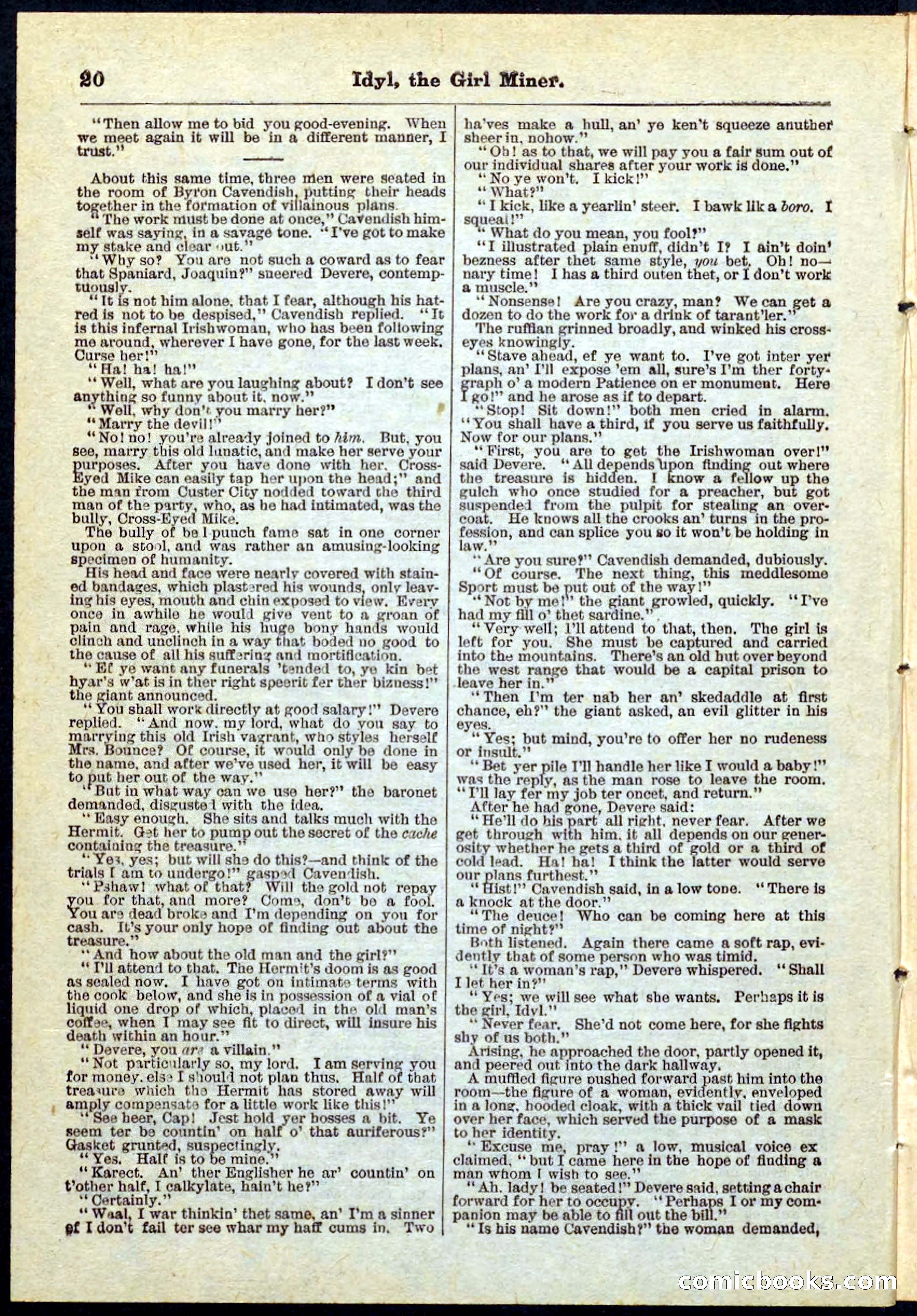 Beadle's Pocket Library No. 68 — page 20 of 32