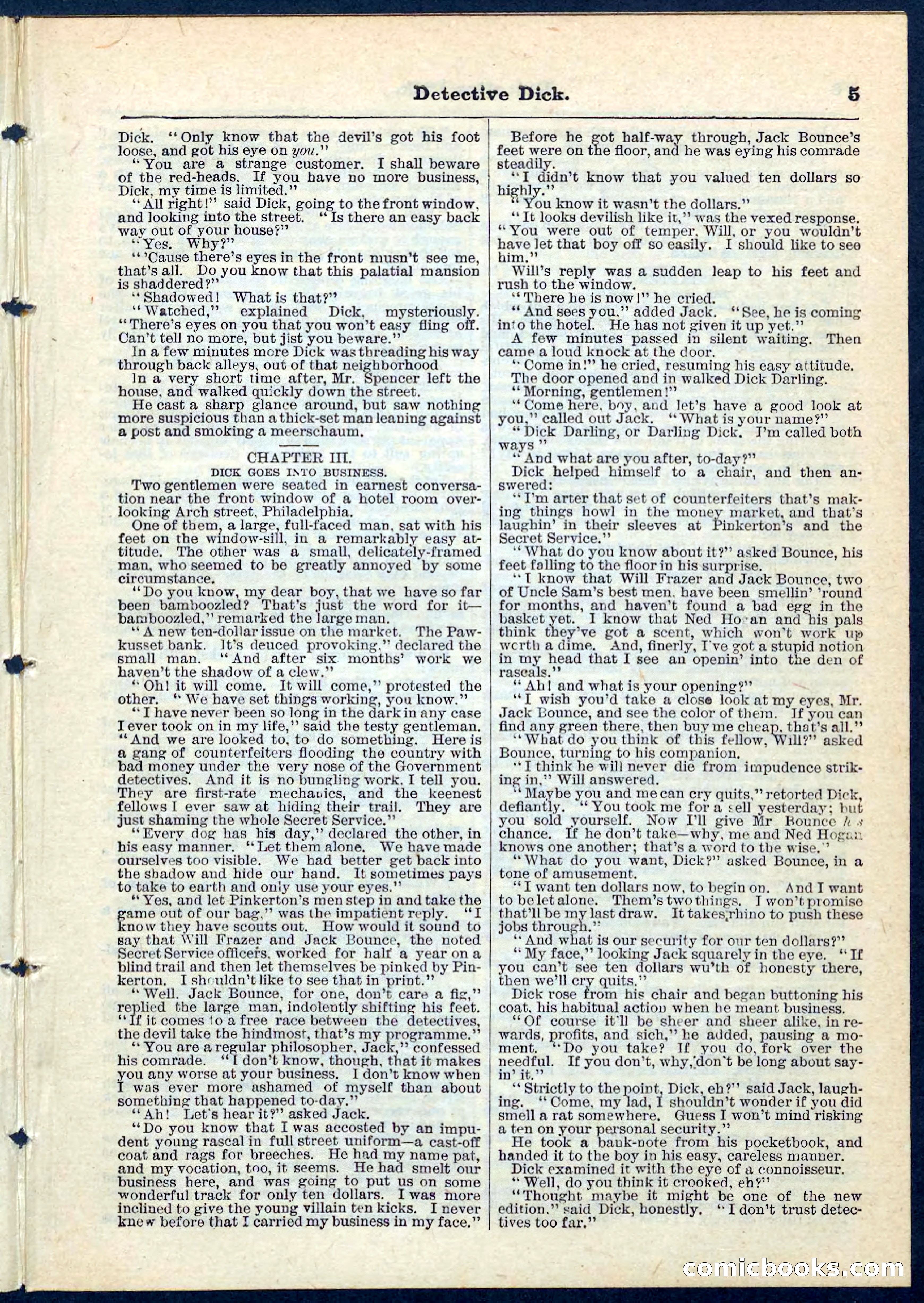 Beadle's Pocket Library No. 69 — page 5 of 32