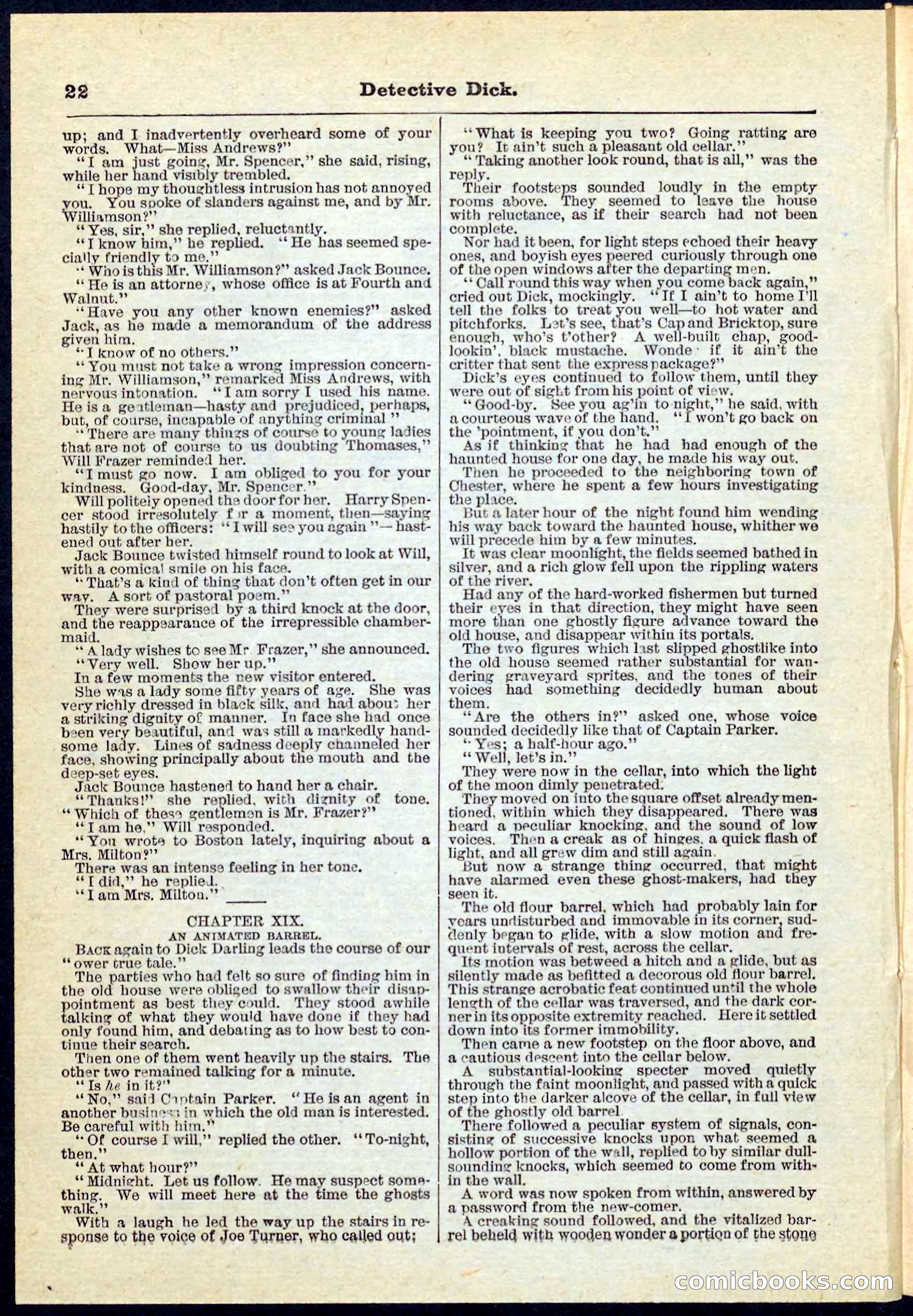 Beadle's Pocket Library No. 69 — page 22 of 32