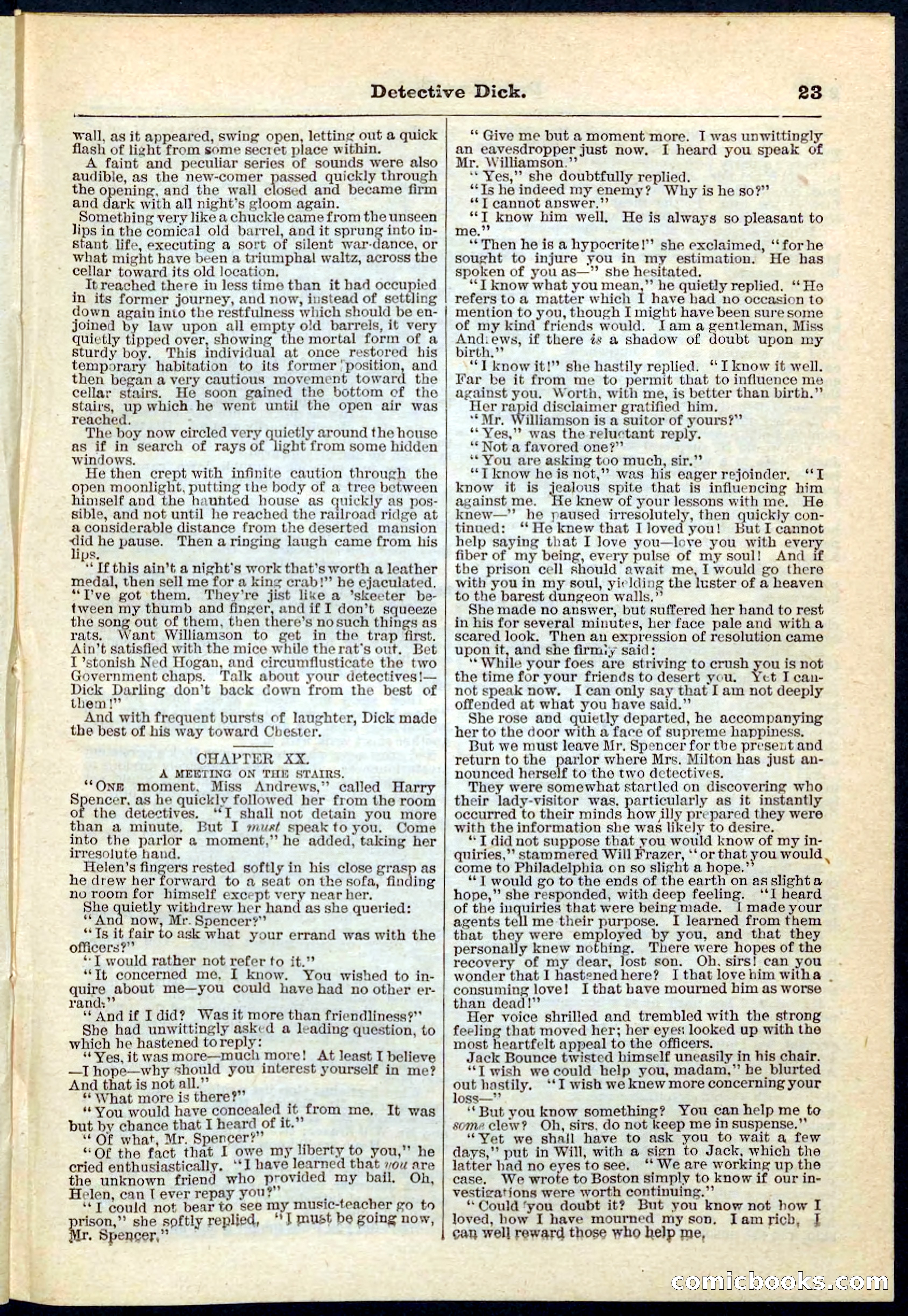 Beadle's Pocket Library No. 69 — page 23 of 32