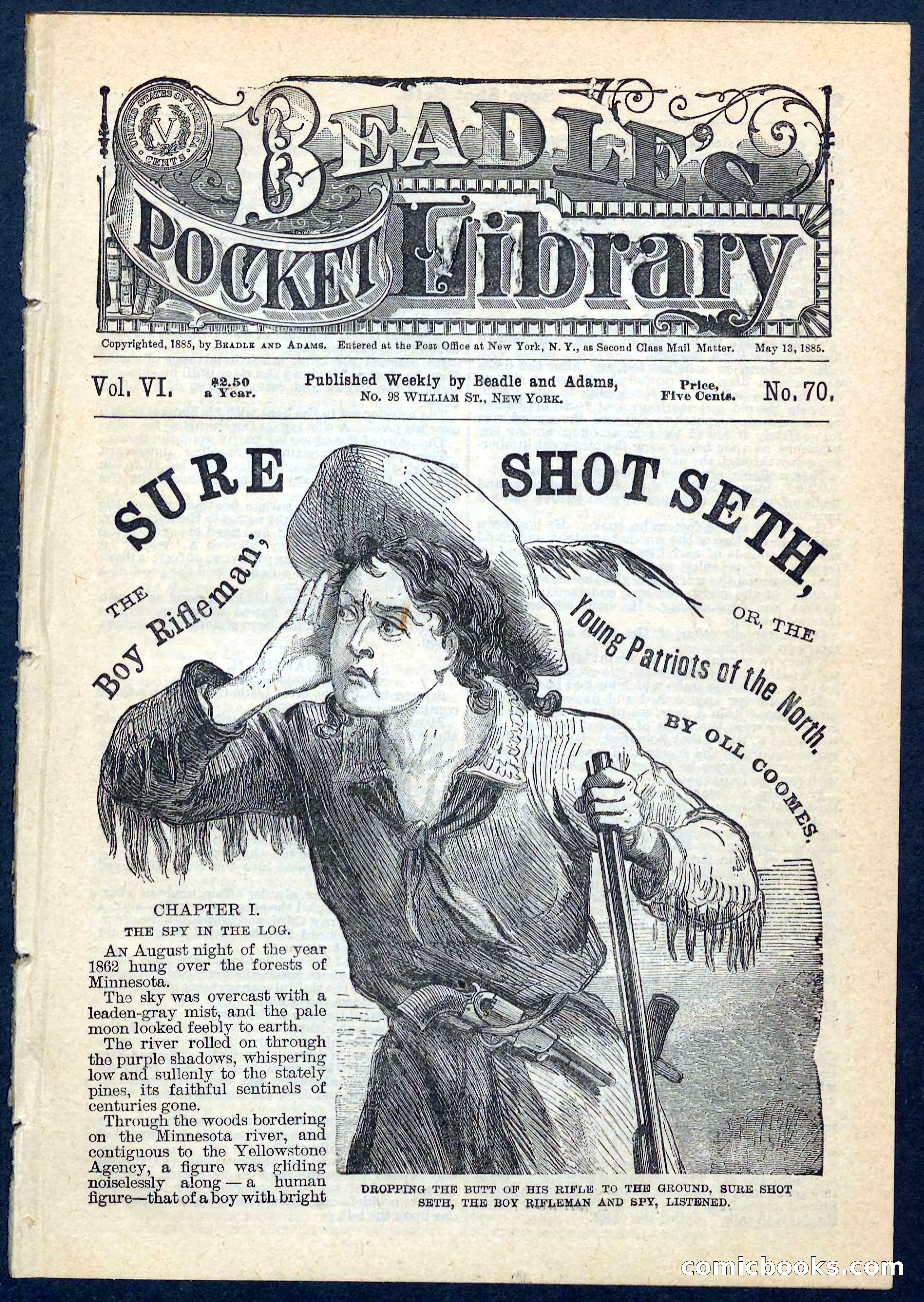 Beadle's Pocket Library No. 70 — page 1 of 32