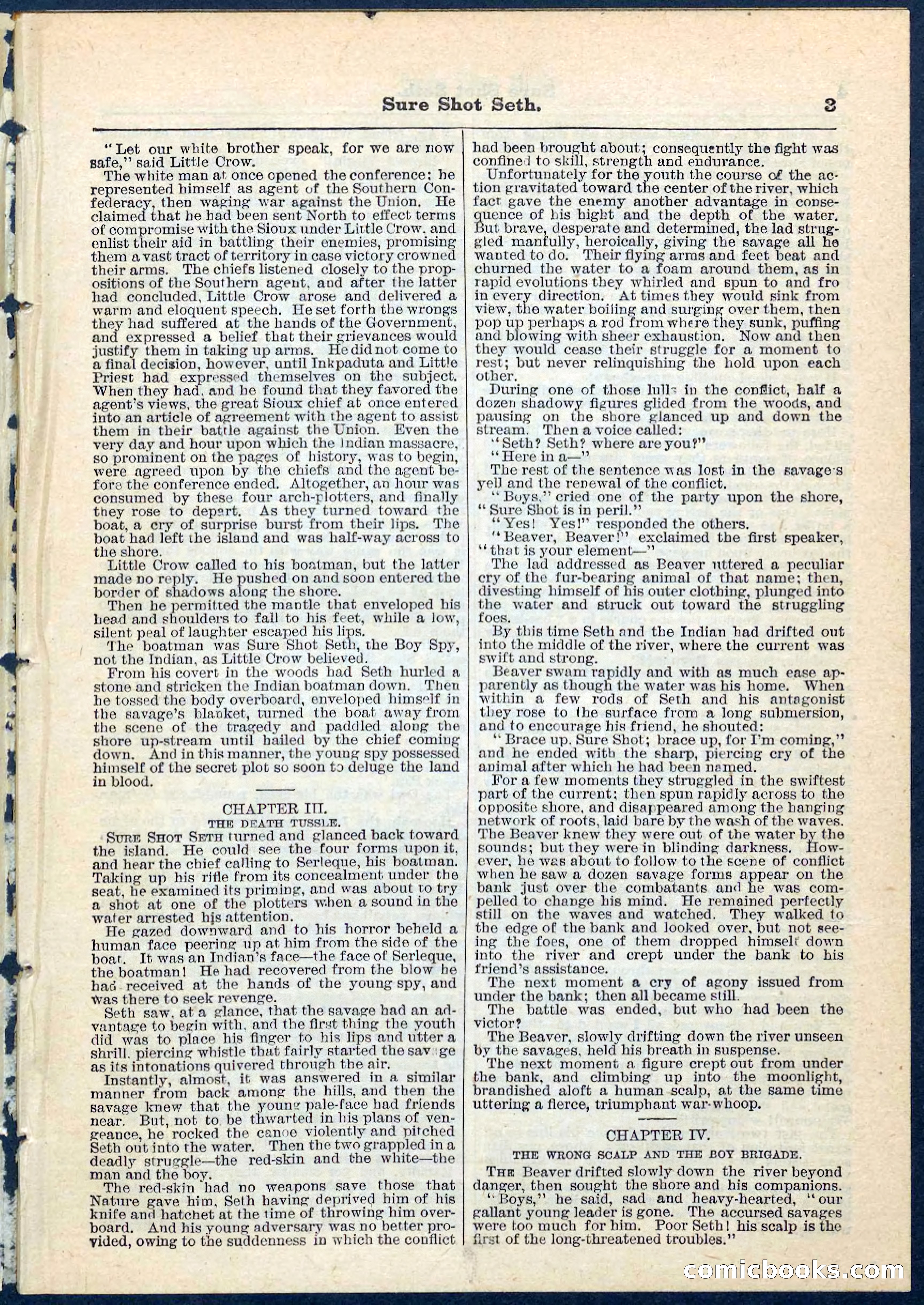 Beadle's Pocket Library No. 70 — page 3 of 32