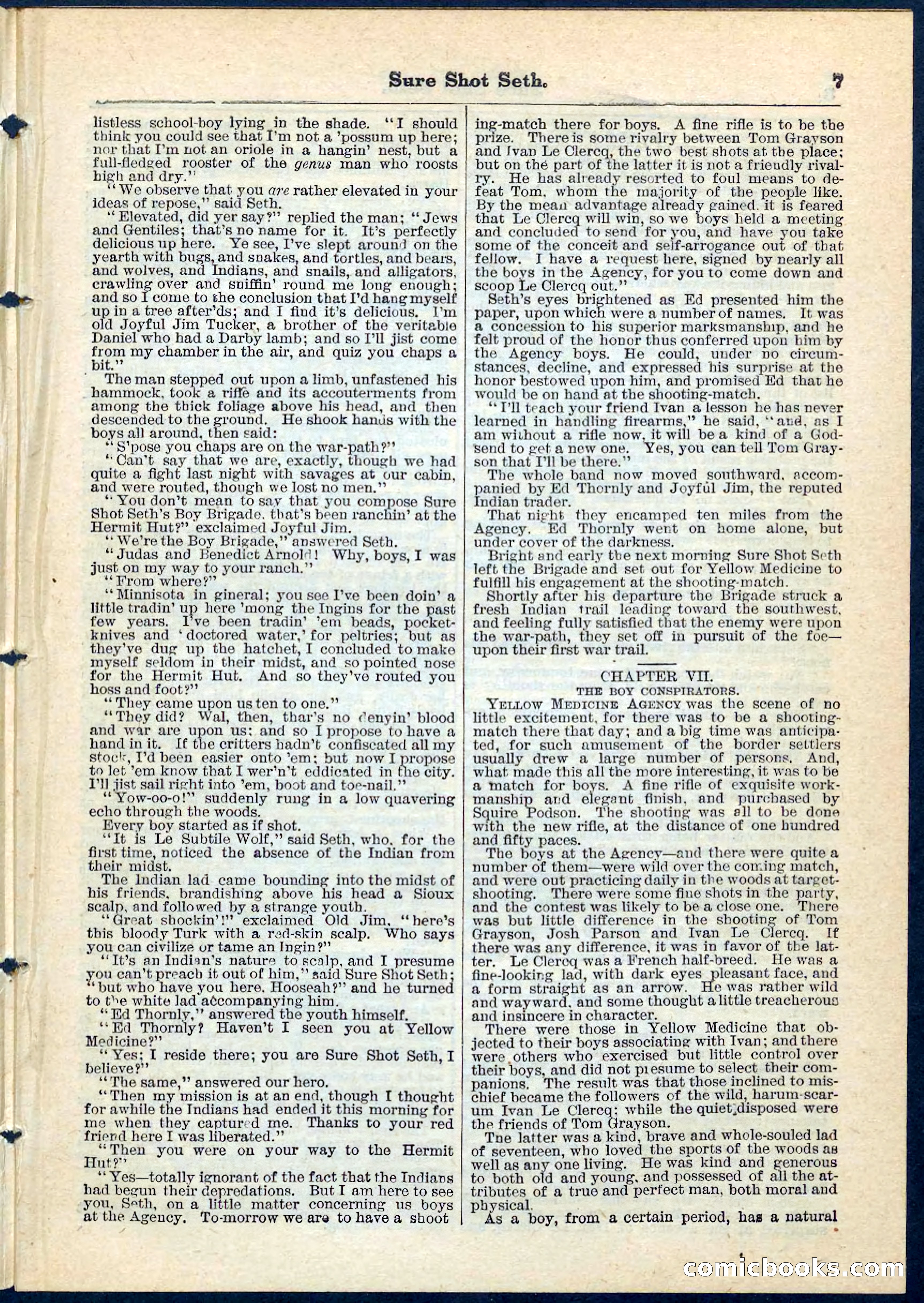 Beadle's Pocket Library No. 70 — page 7 of 32