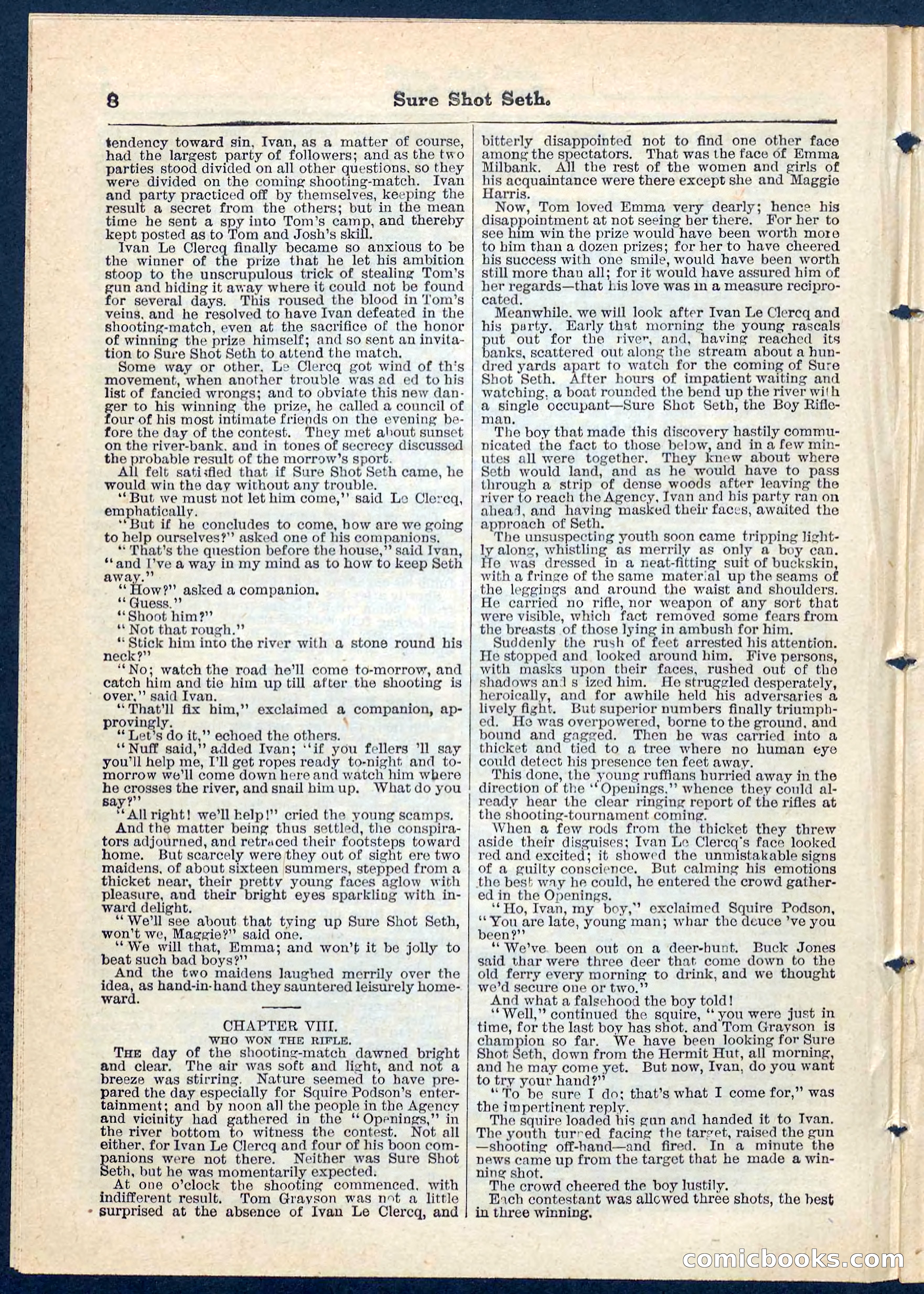 Beadle's Pocket Library No. 70 — page 8 of 32