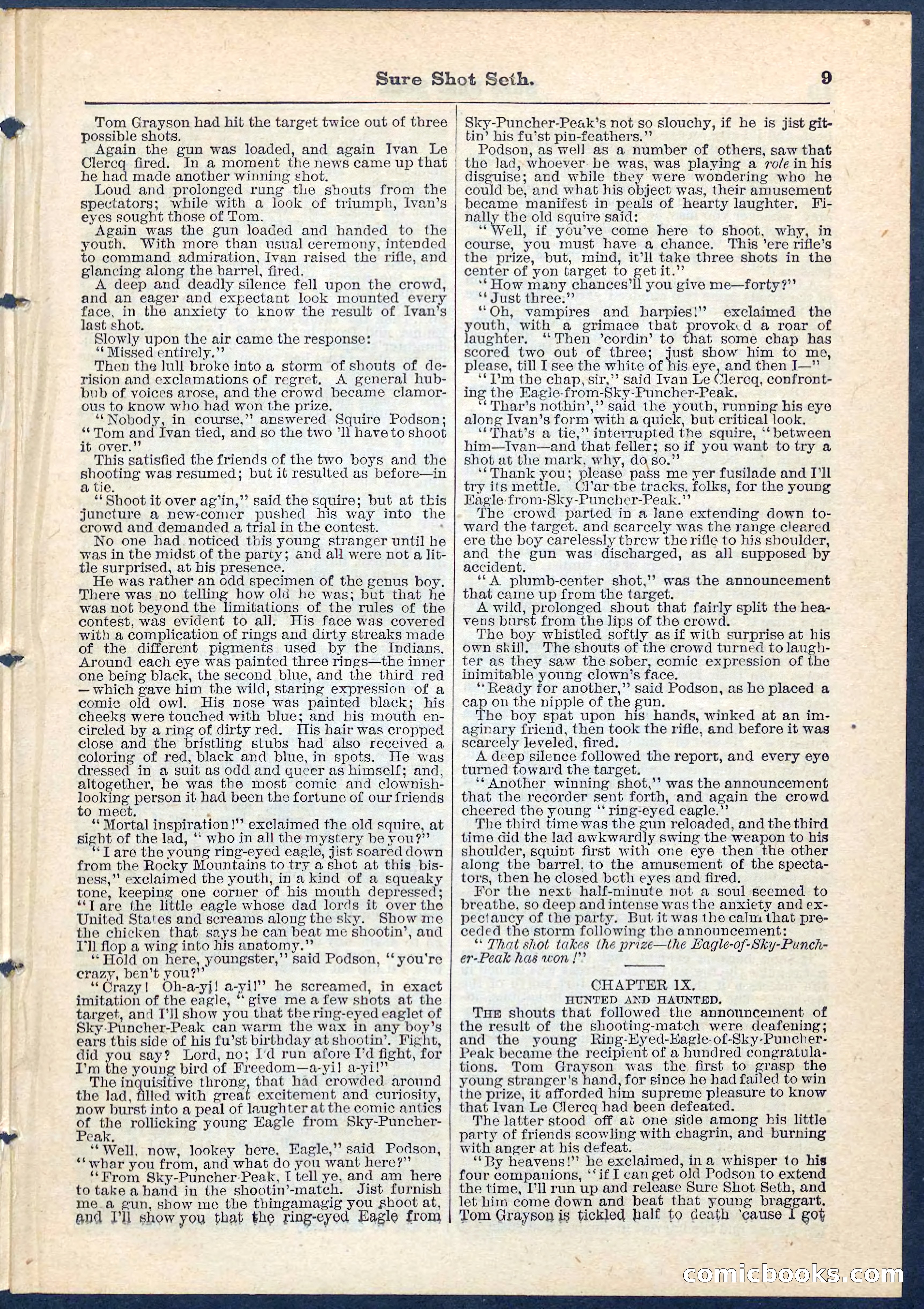 Beadle's Pocket Library No. 70 — page 9 of 32