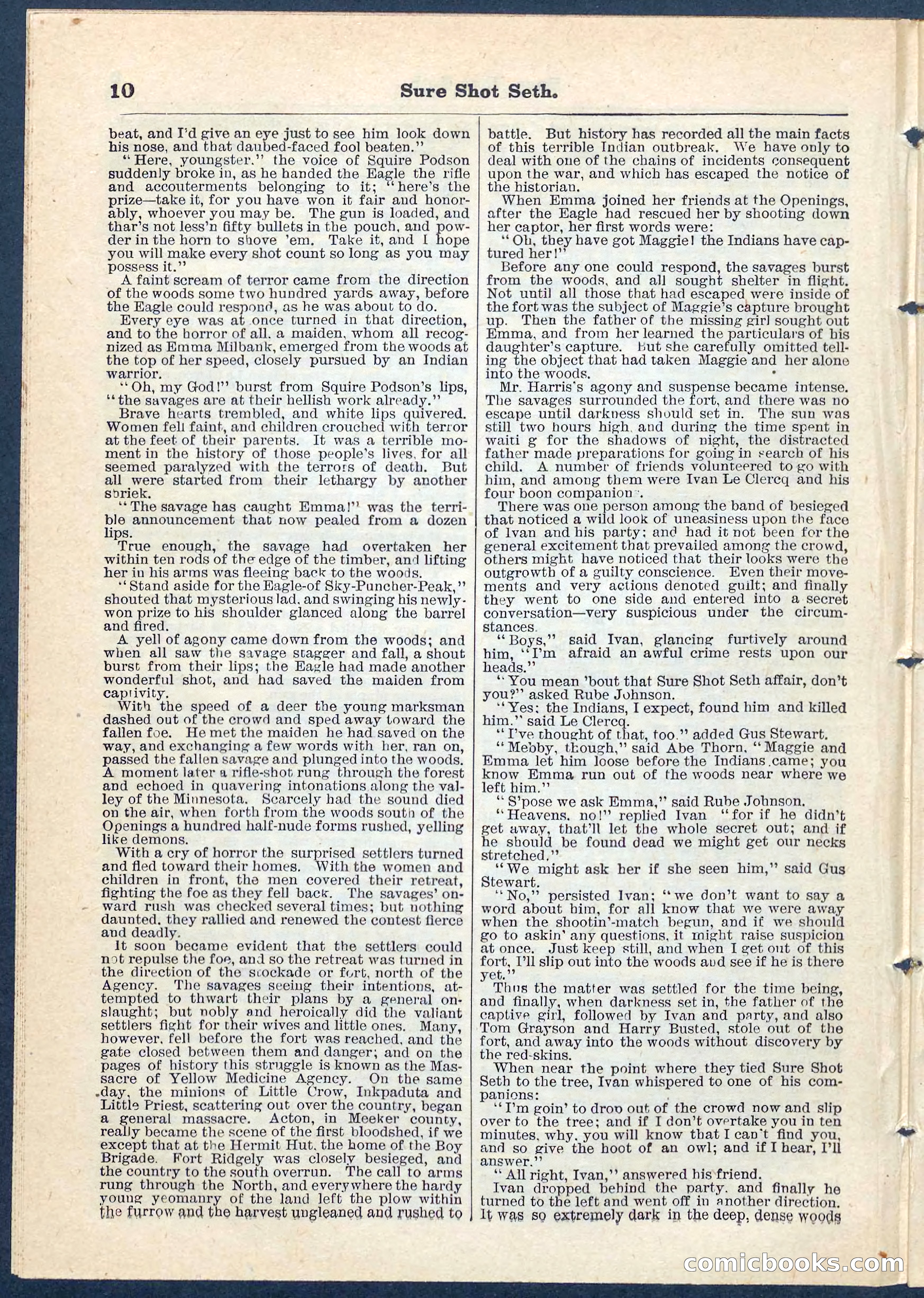 Beadle's Pocket Library No. 70 — page 10 of 32