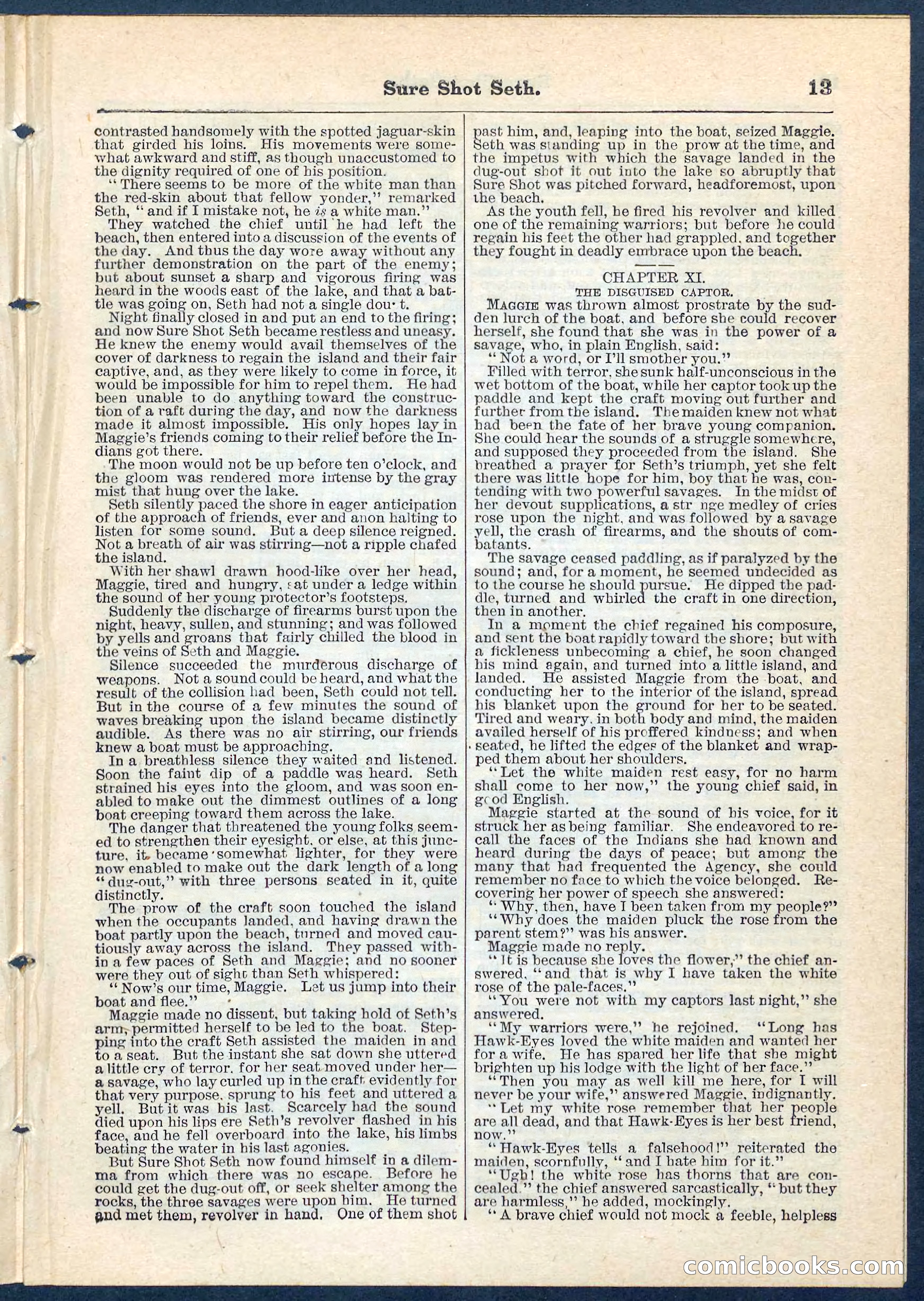 Beadle's Pocket Library No. 70 — page 13 of 32