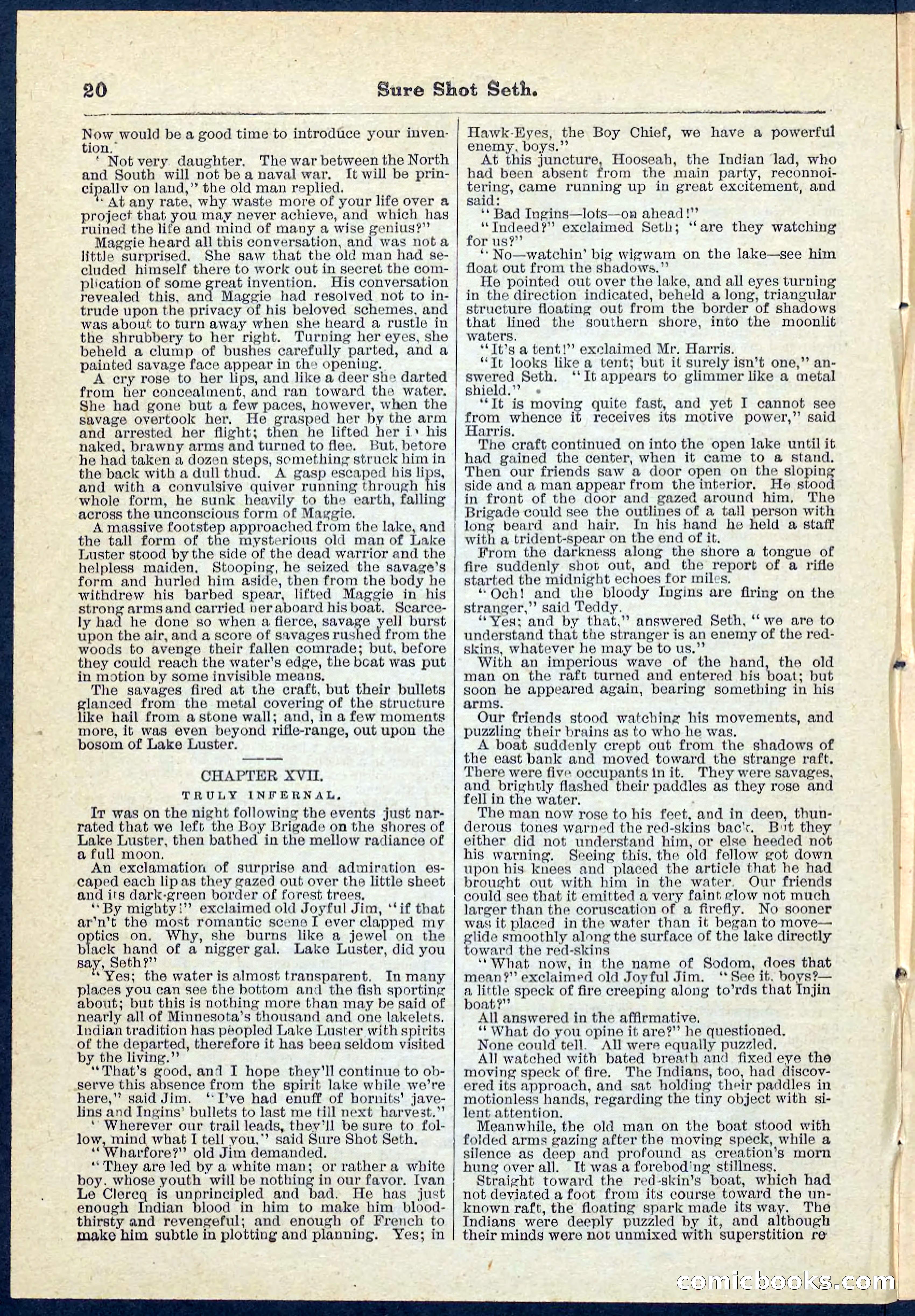 Beadle's Pocket Library No. 70 — page 20 of 32