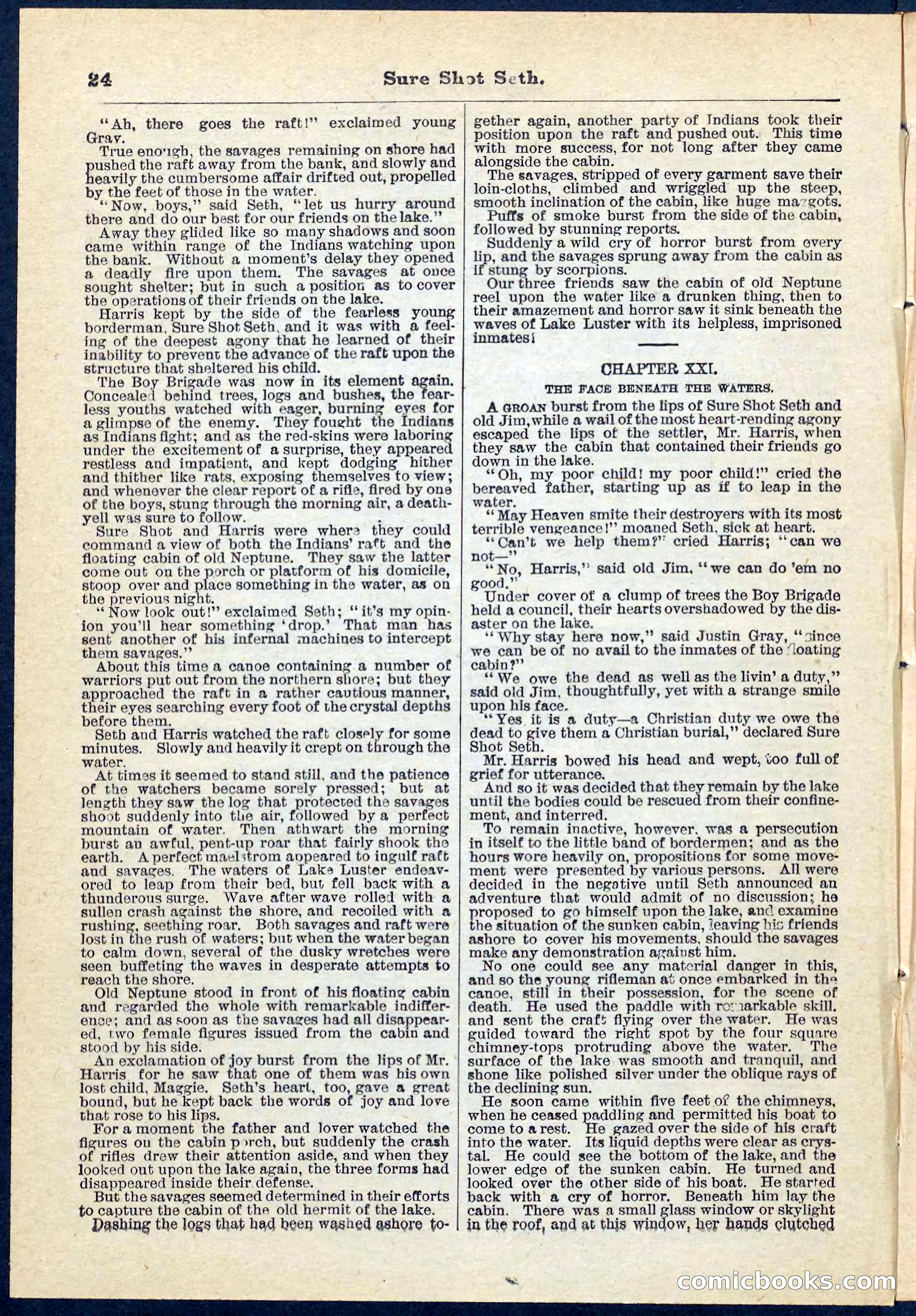 Beadle's Pocket Library No. 70 — page 24 of 32
