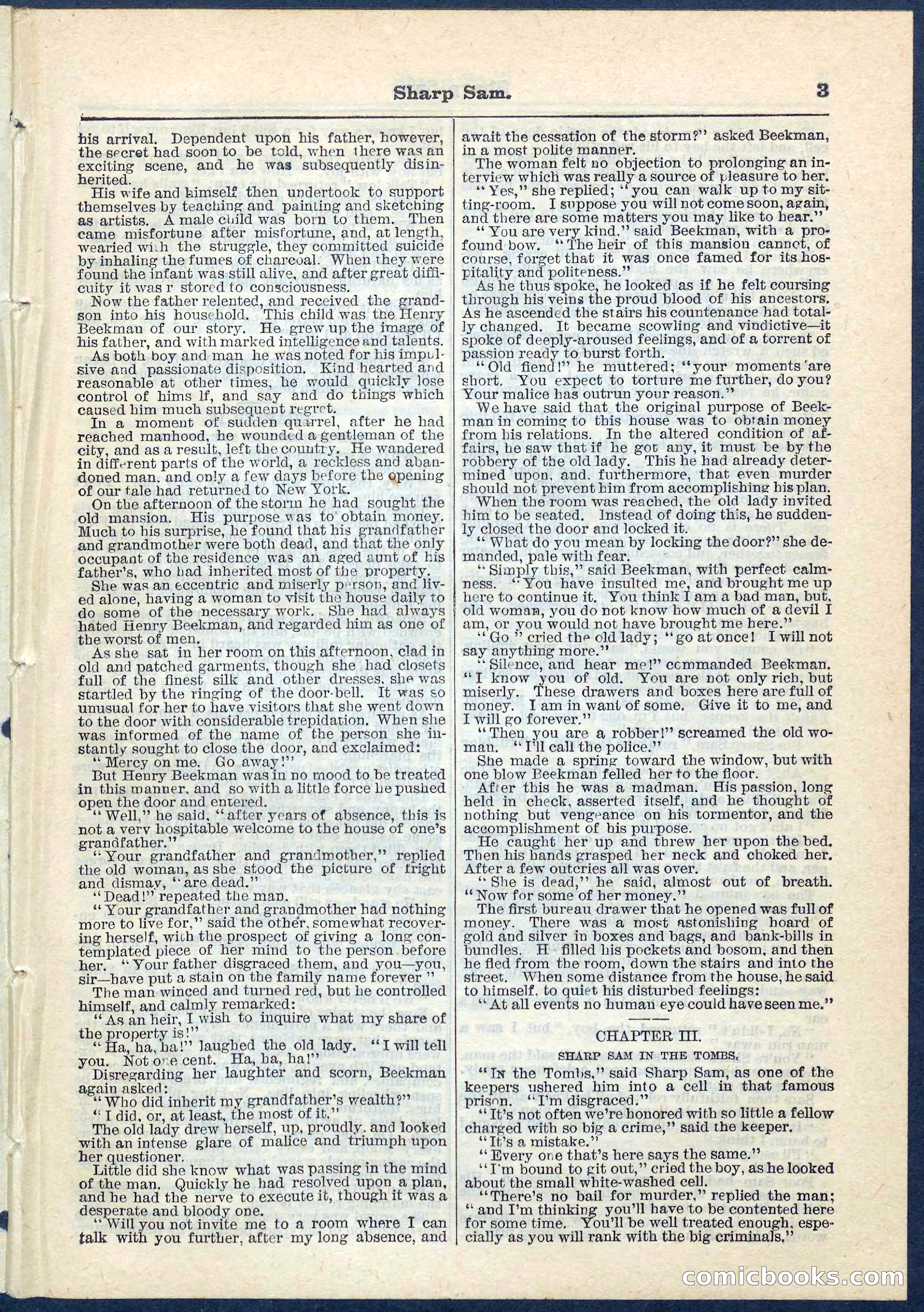 Beadle's Pocket Library No. 71 — page 3 of 32