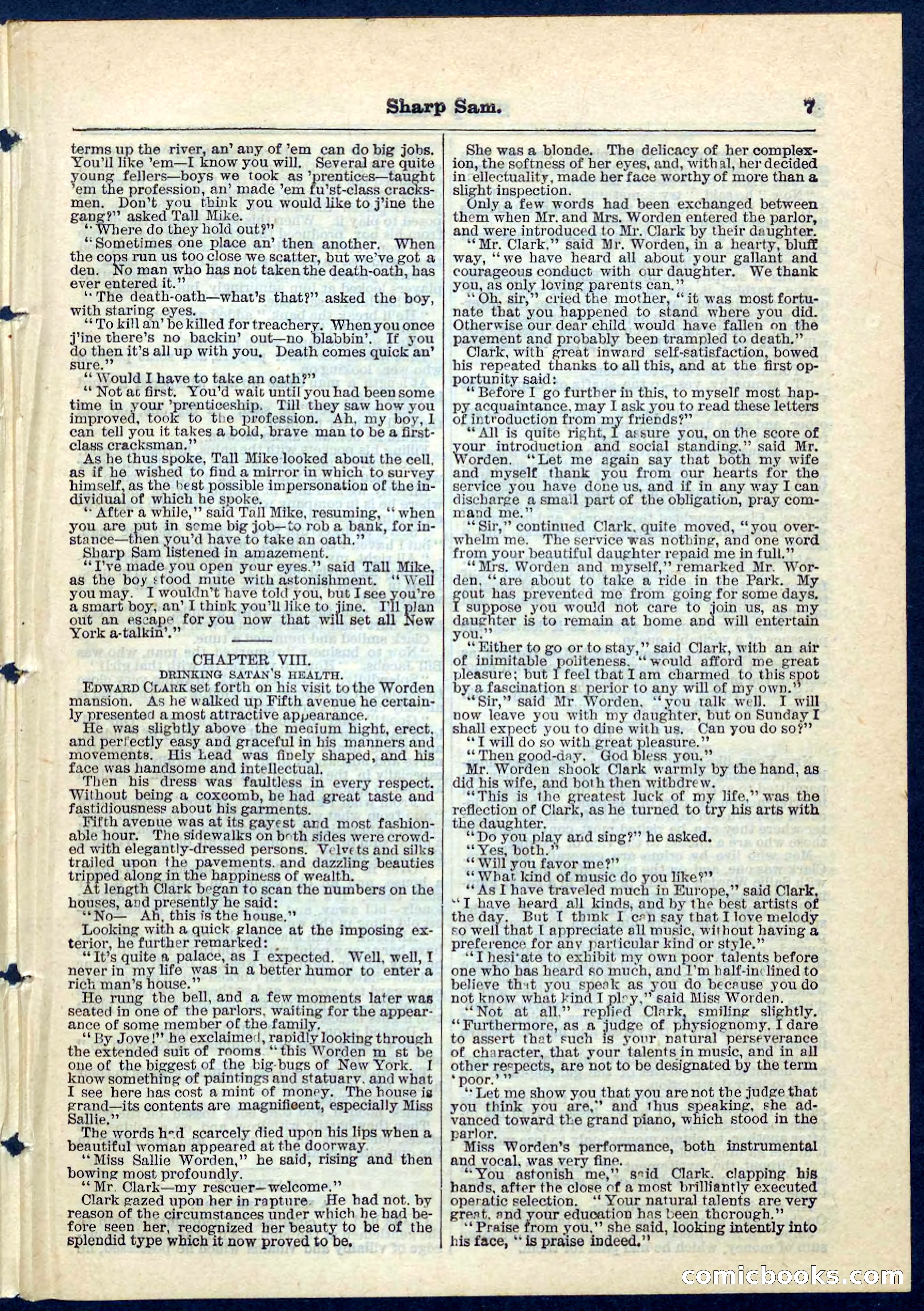 Beadle's Pocket Library No. 71 — page 7 of 32