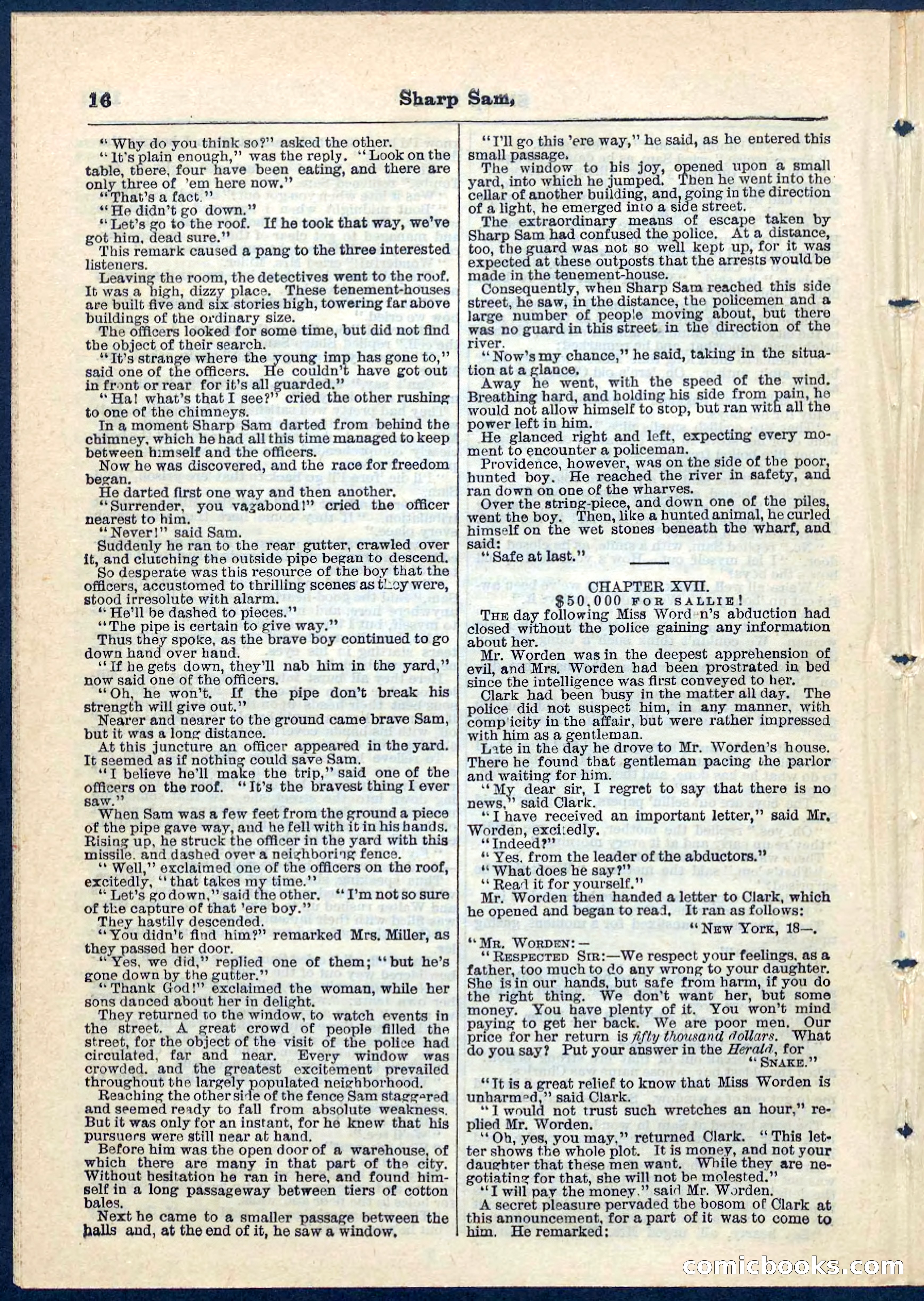 Beadle's Pocket Library No. 71 — page 16 of 32