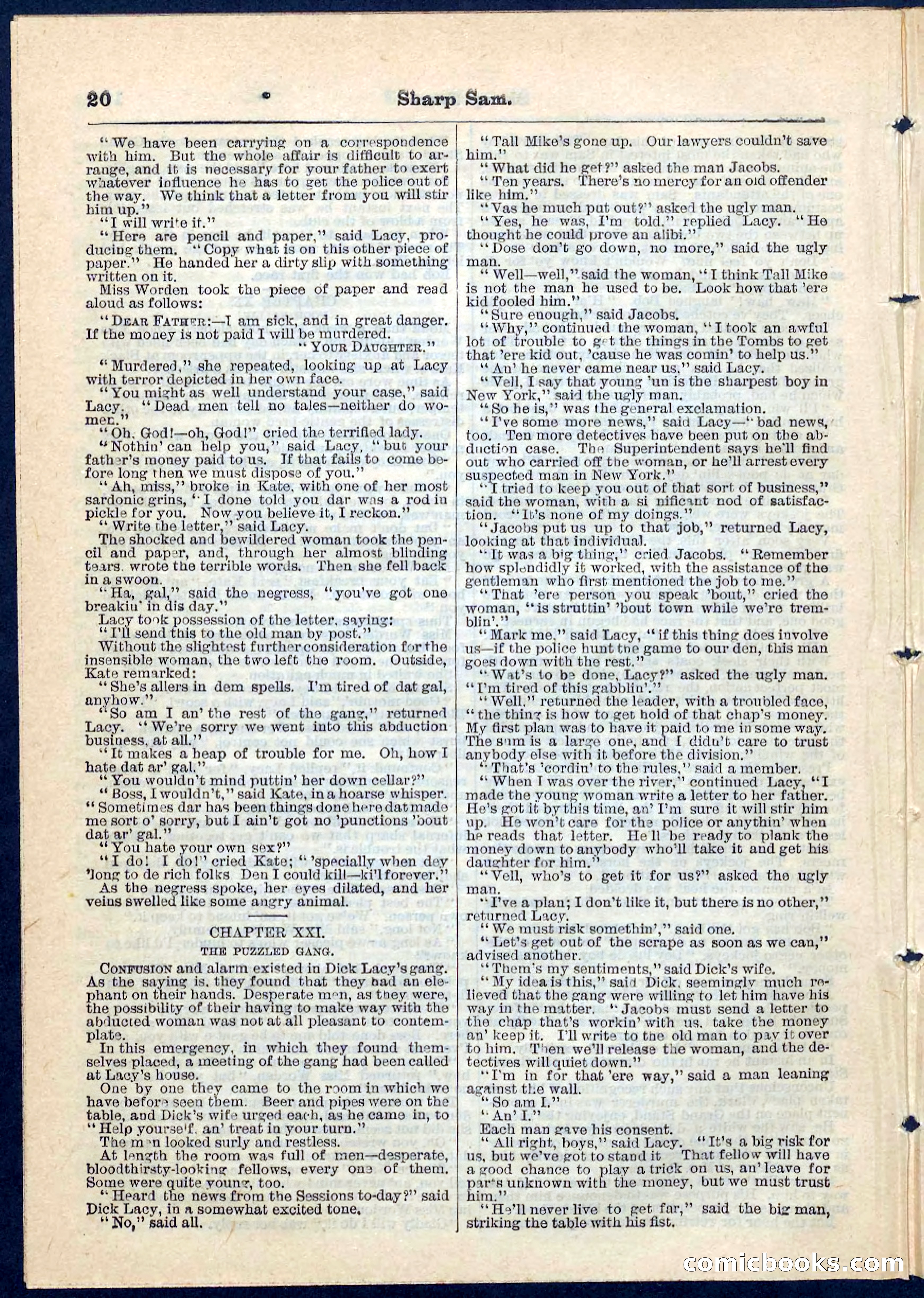 Beadle's Pocket Library No. 71 — page 20 of 32