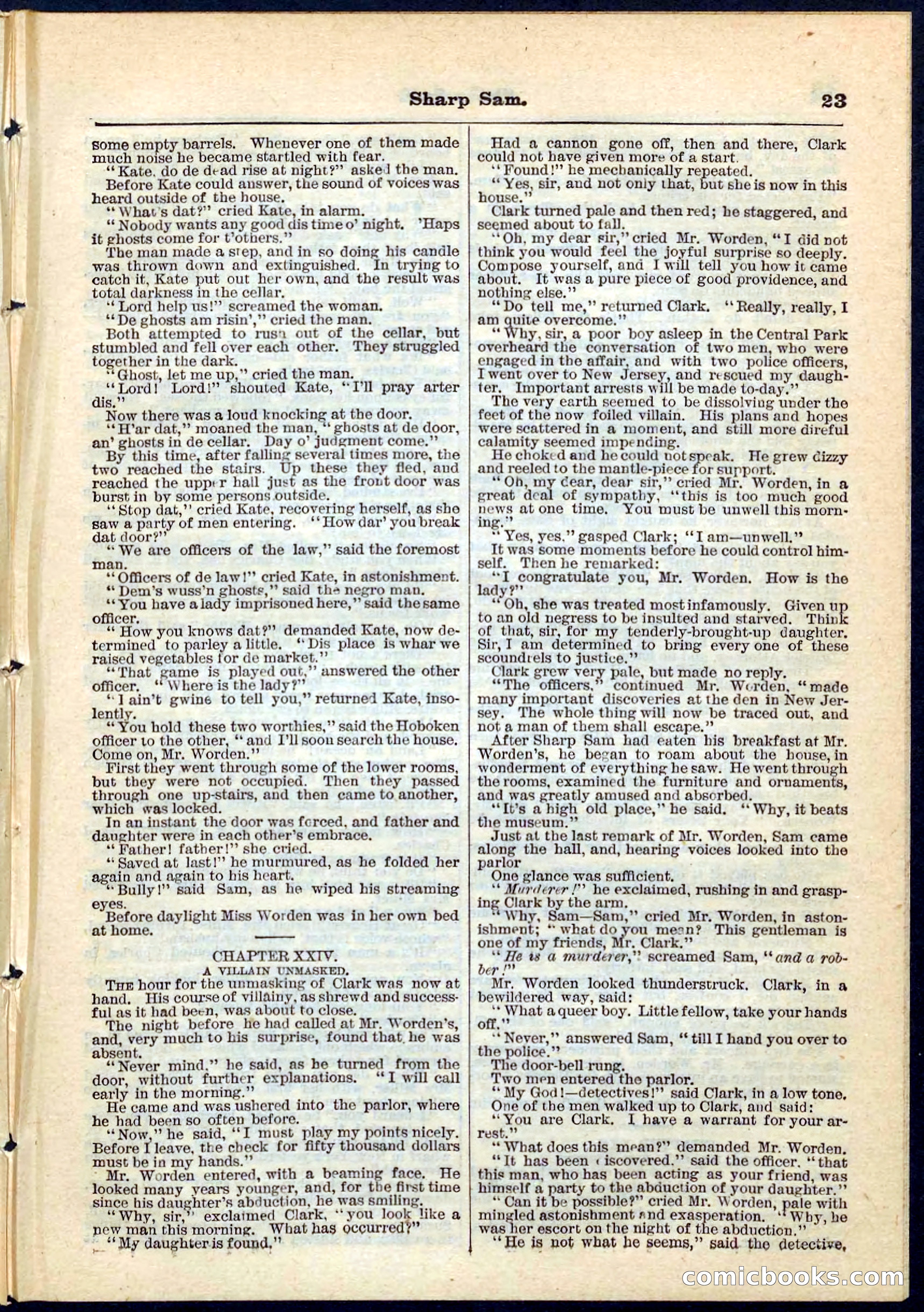 Beadle's Pocket Library No. 71 — page 23 of 32