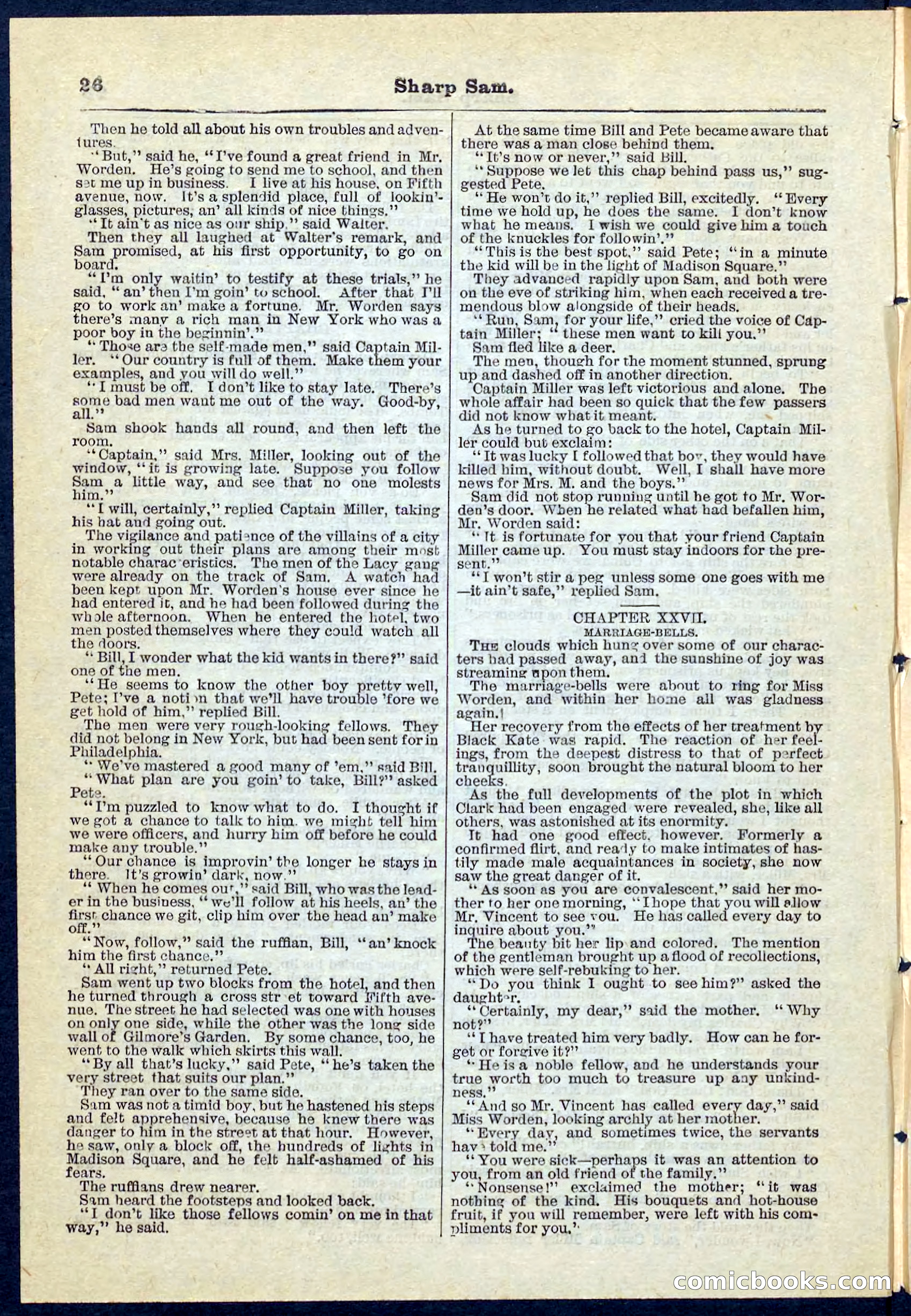 Beadle's Pocket Library No. 71 — page 26 of 32