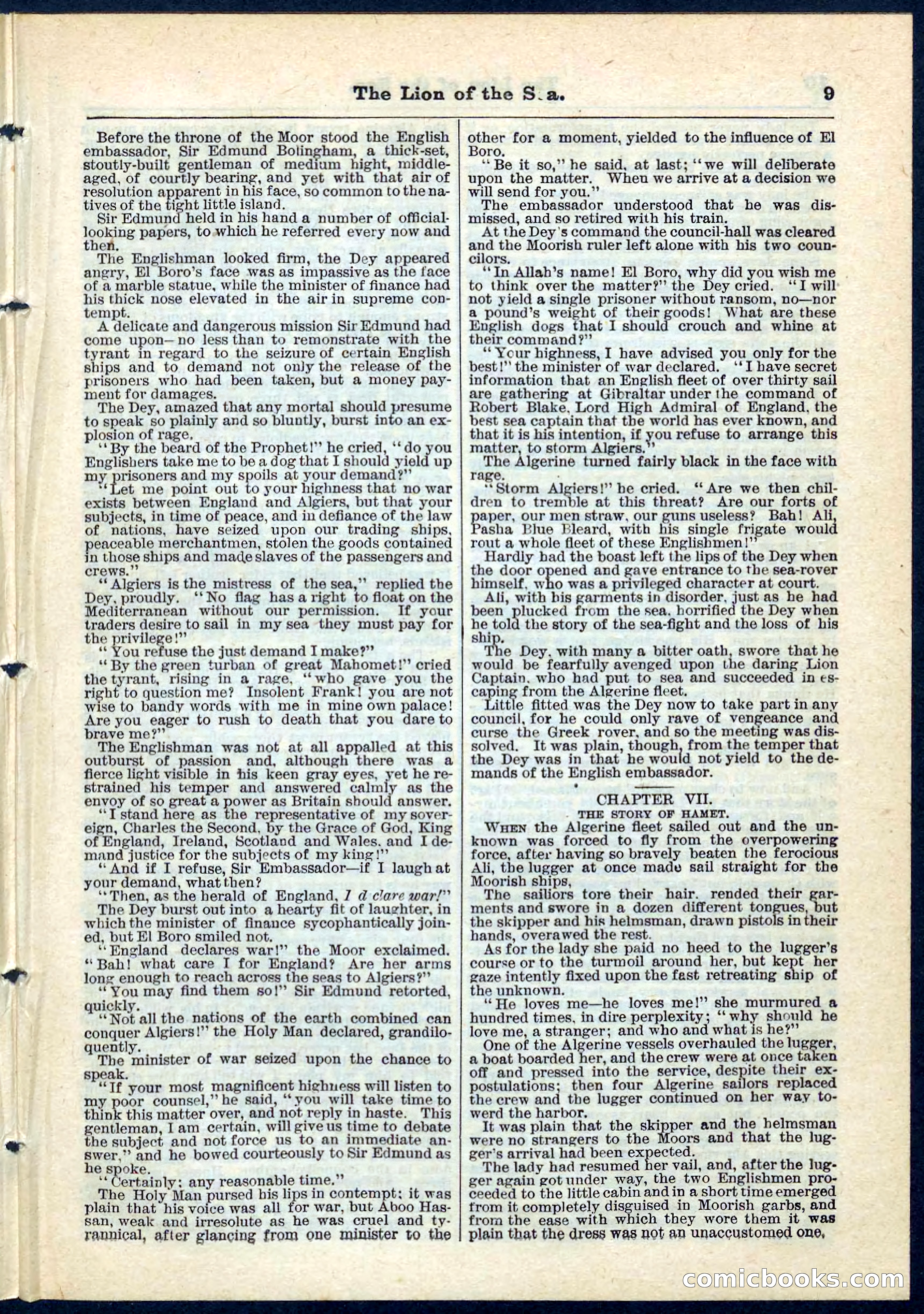 Beadle's Pocket Library No. 72 — page 9 of 32