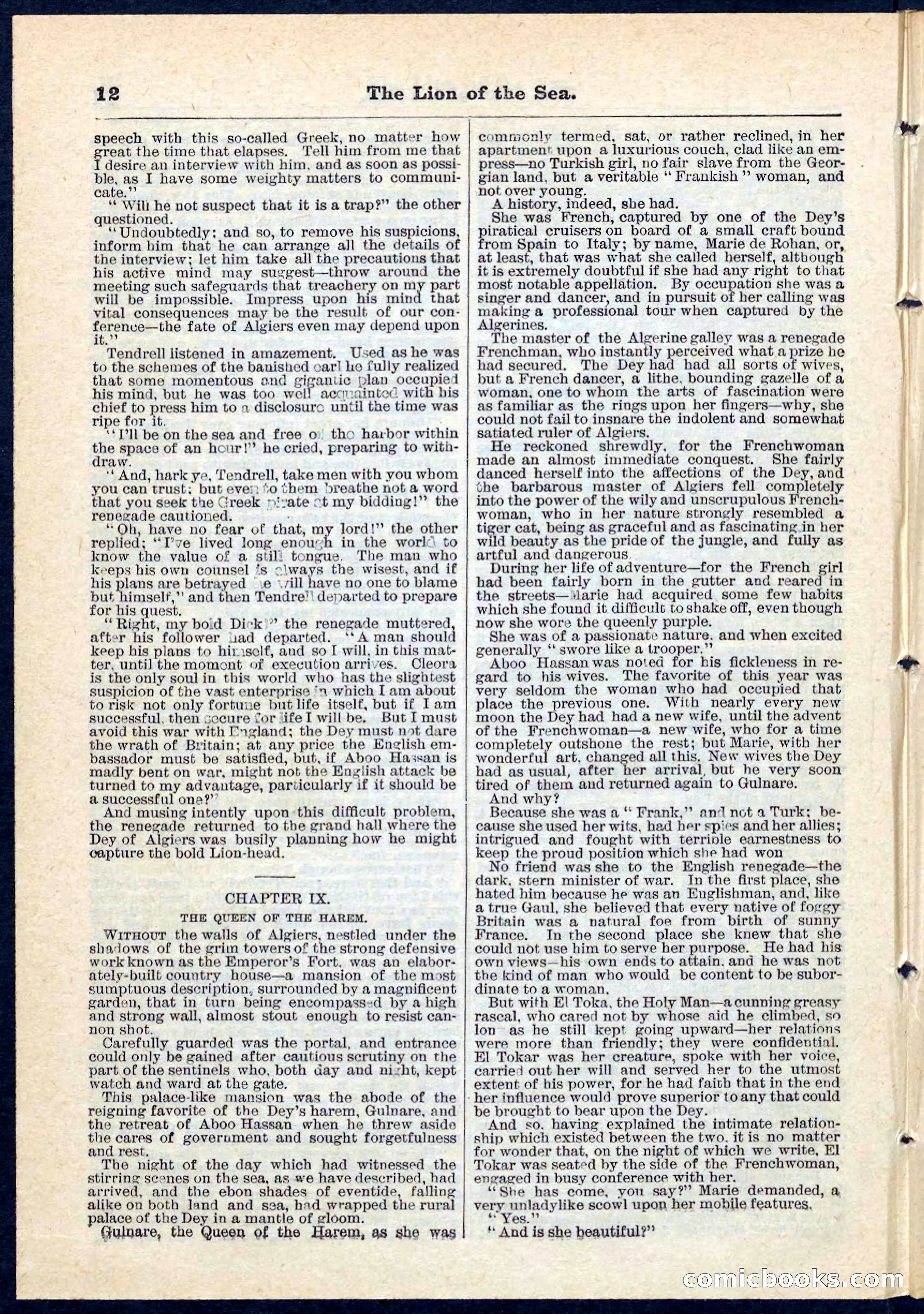 Beadle's Pocket Library No. 72 — page 12 of 32