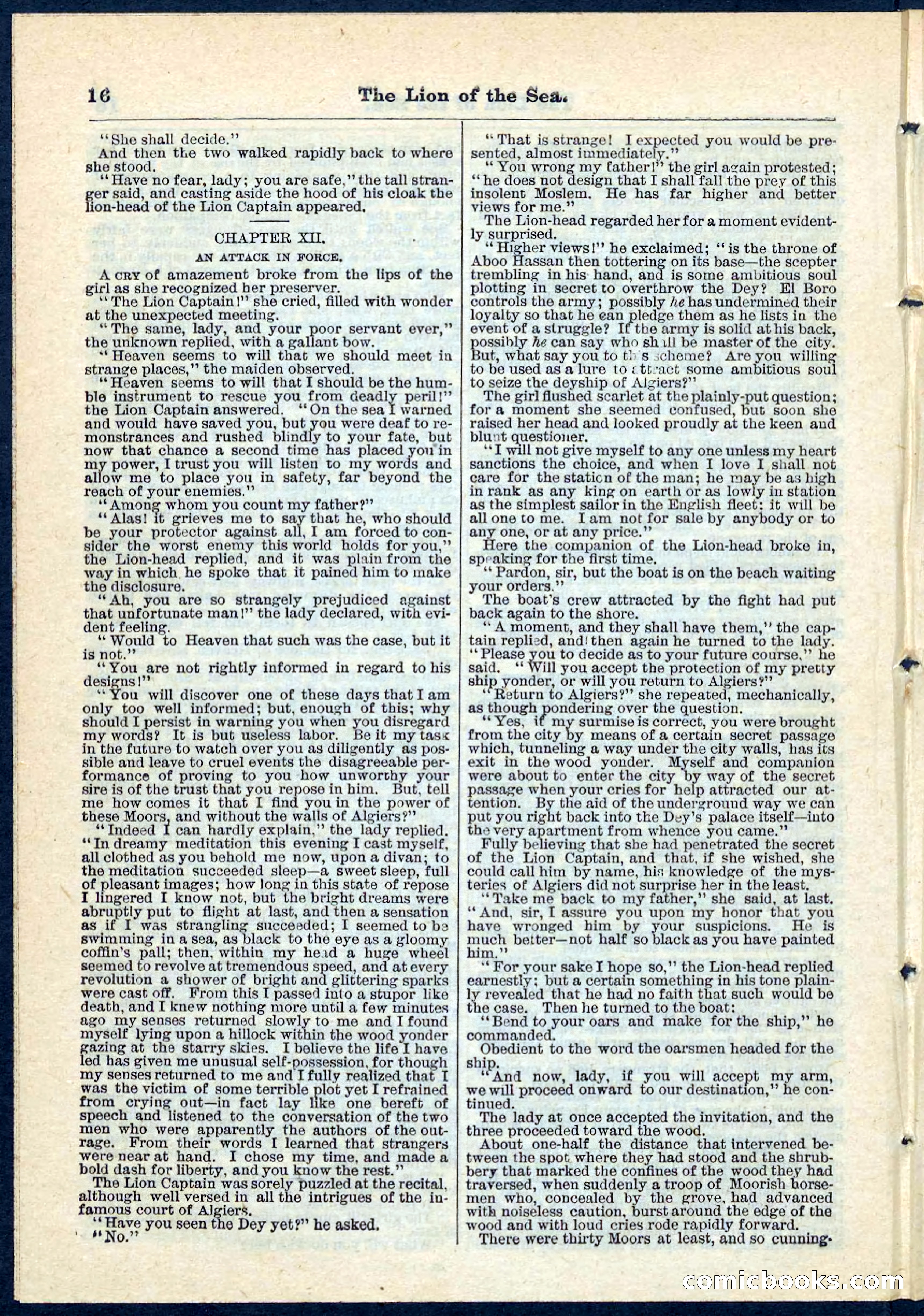 Beadle's Pocket Library No. 72 — page 16 of 32