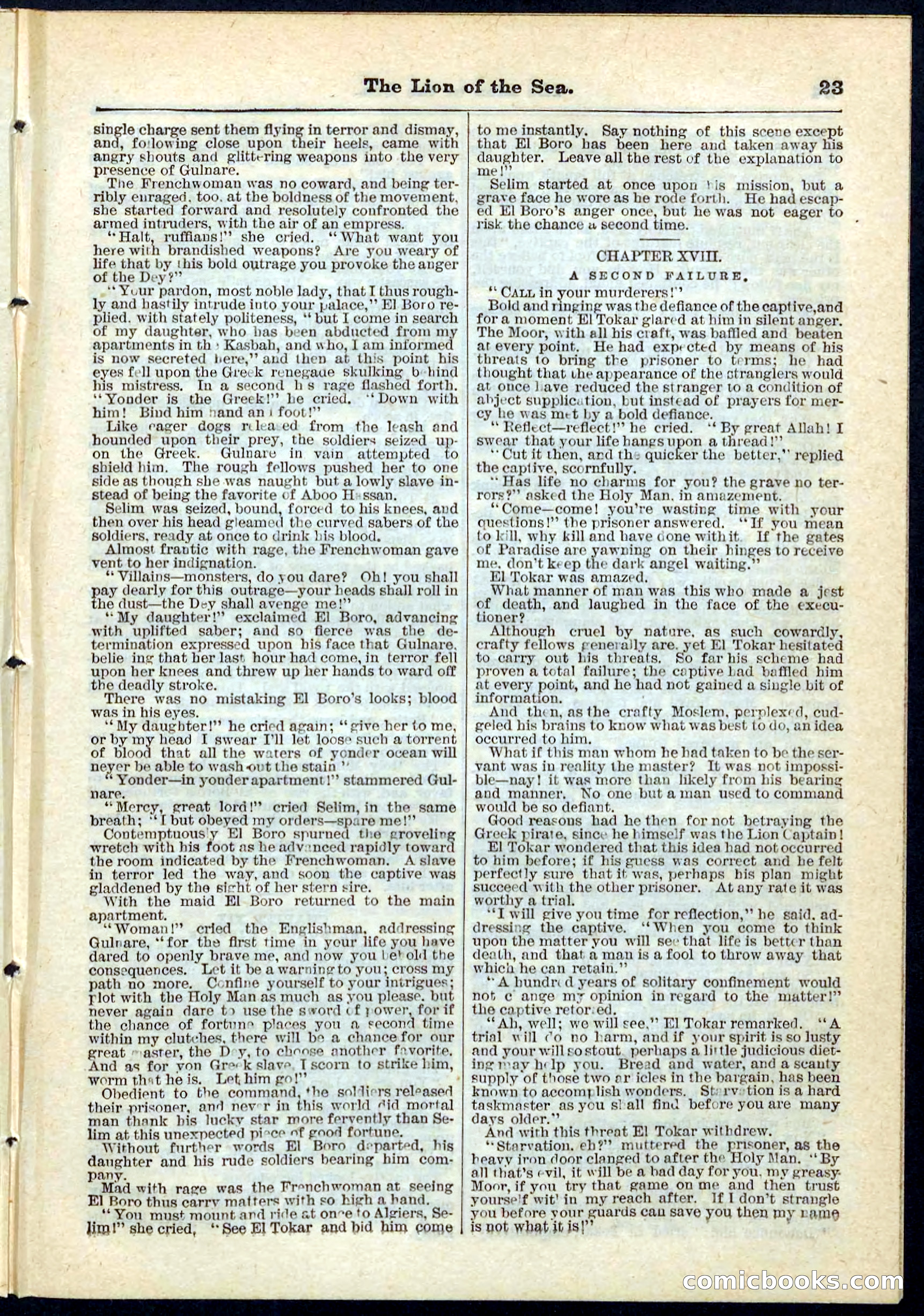 Beadle's Pocket Library No. 72 — page 23 of 32