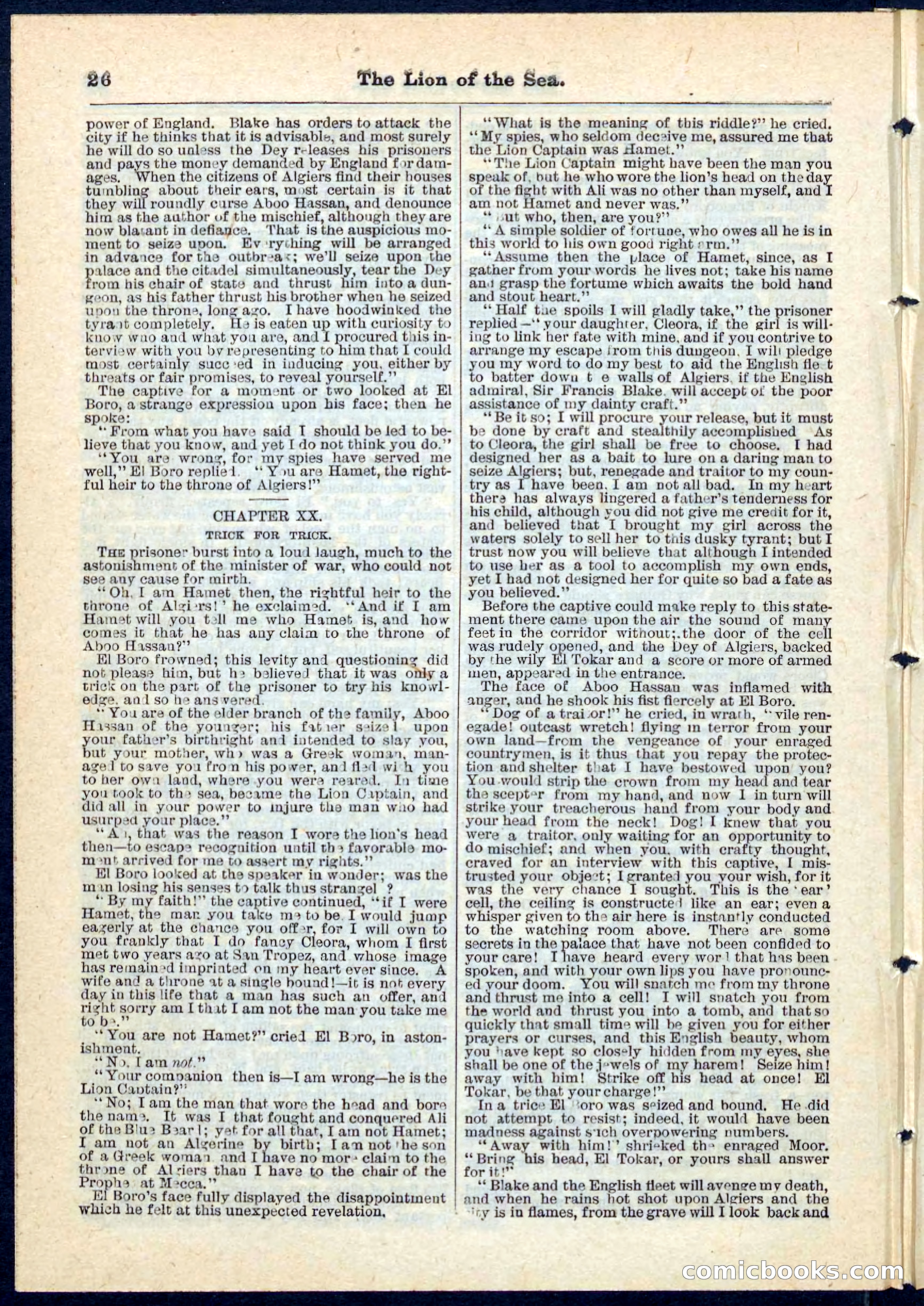 Beadle's Pocket Library No. 72 — page 26 of 32
