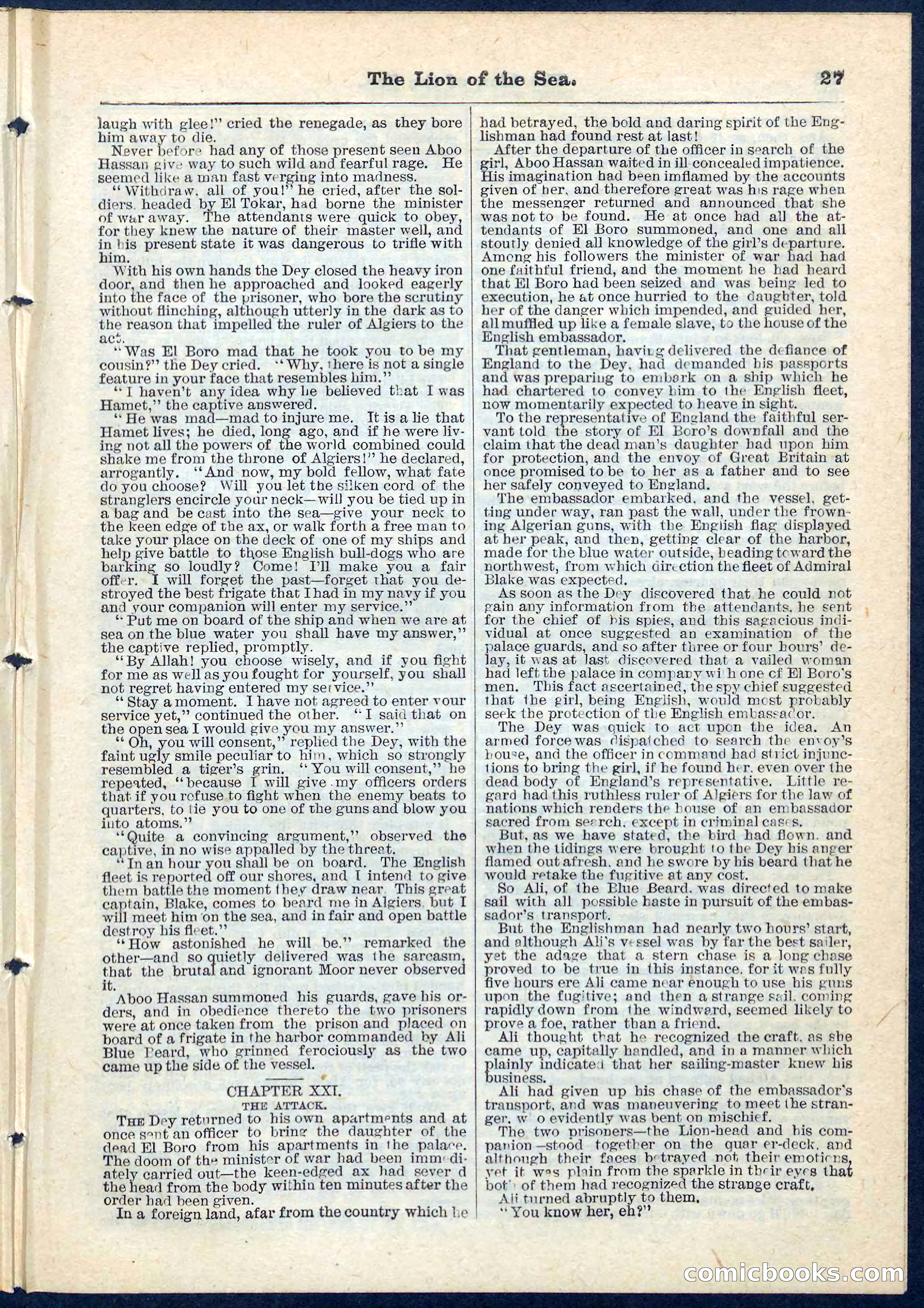 Beadle's Pocket Library No. 72 — page 27 of 32