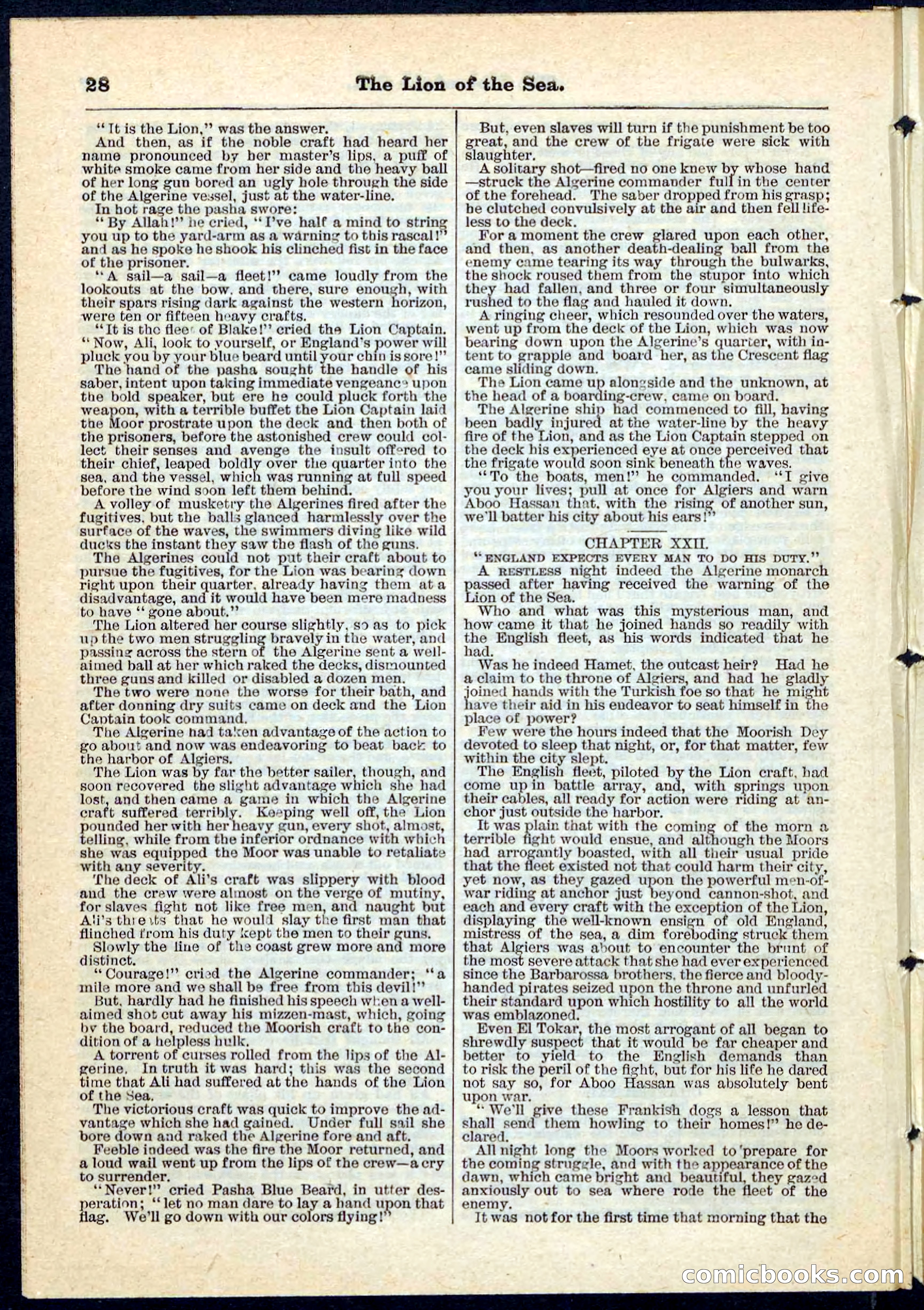 Beadle's Pocket Library No. 72 — page 28 of 32