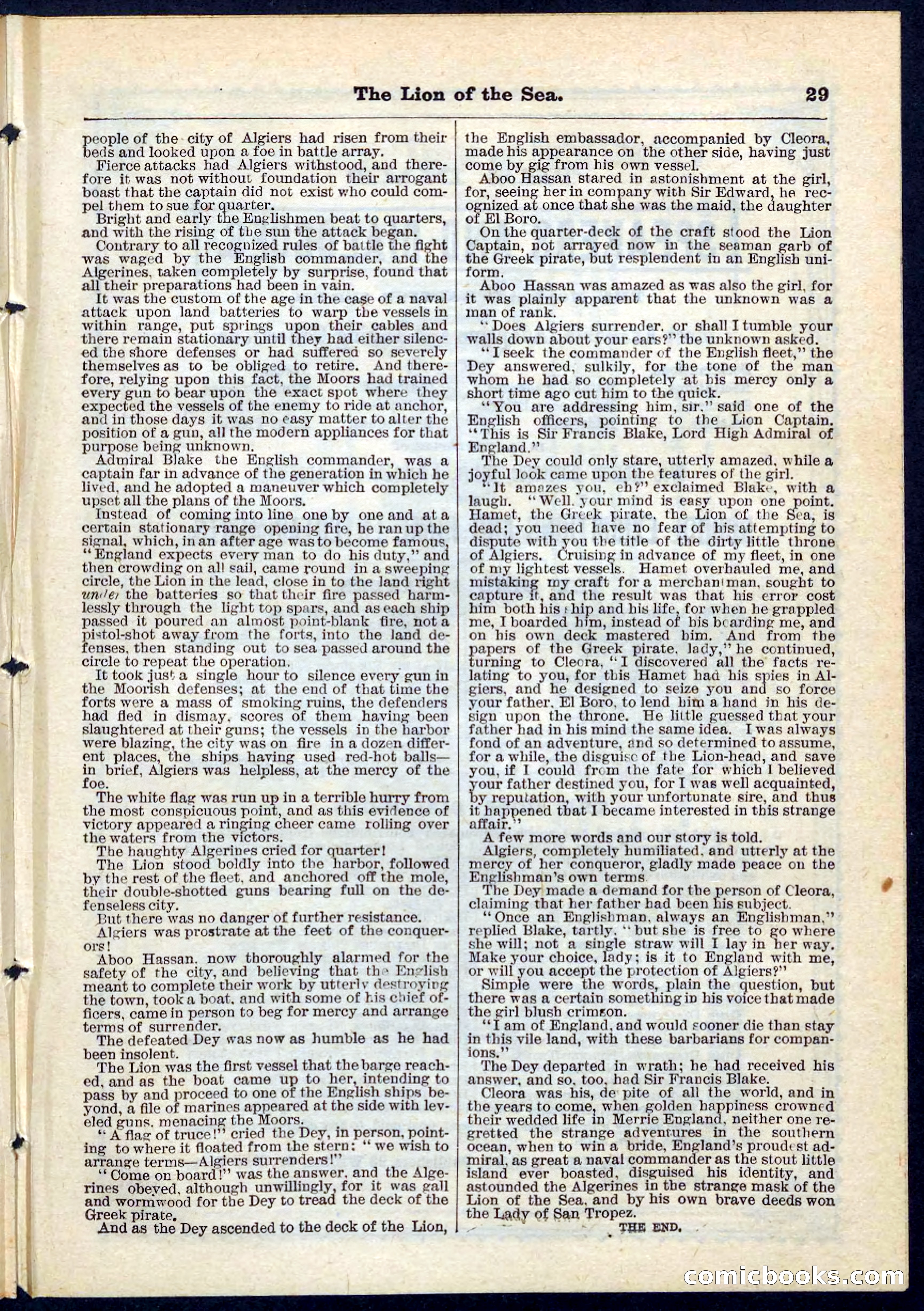 Beadle's Pocket Library No. 72 — page 29 of 32